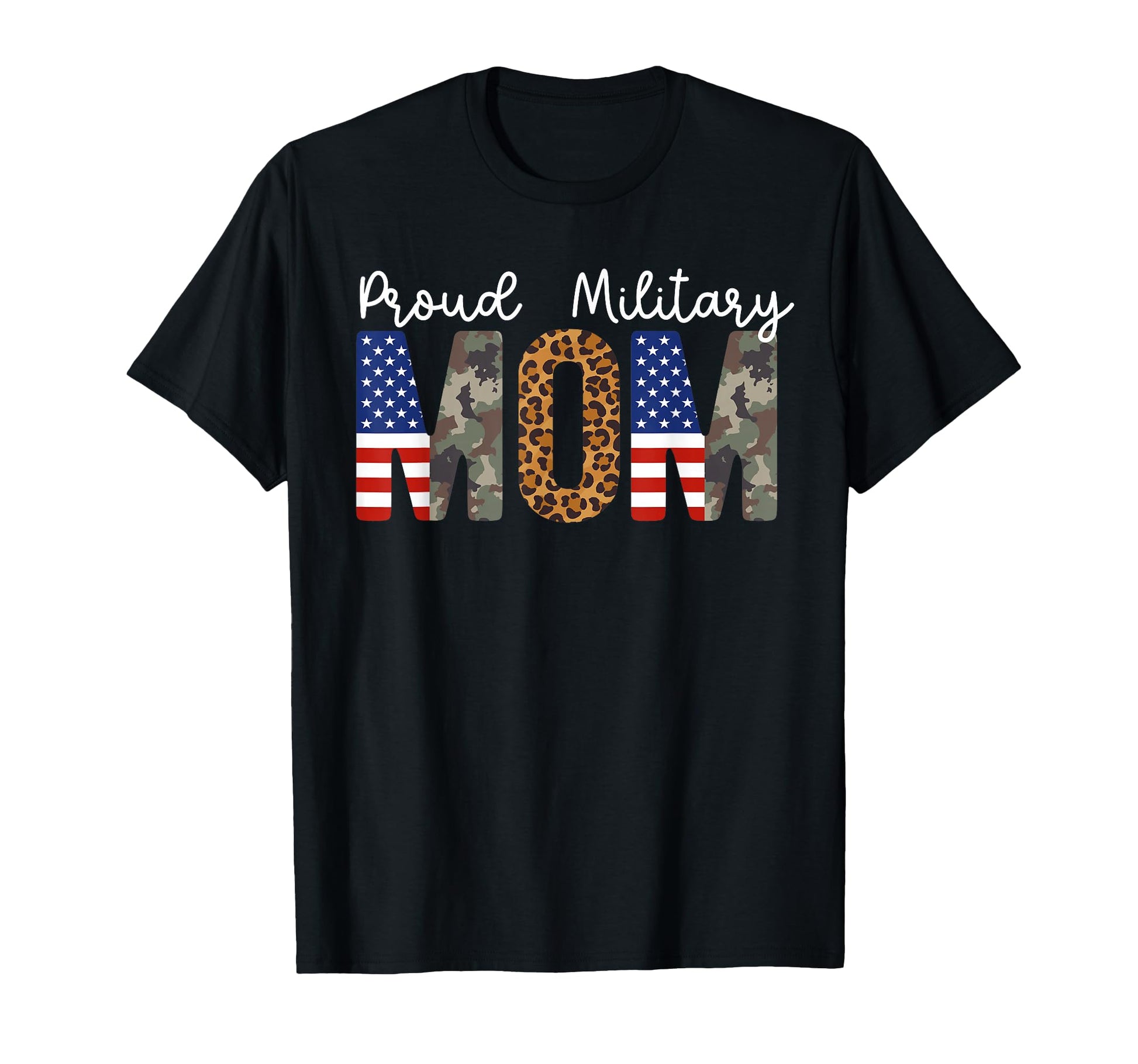 Proud Military Mom Soldier Mom T-Shirt - Casual Everyday Wear for Adults - T-Shirt, Sweatshirt, Hoodie
