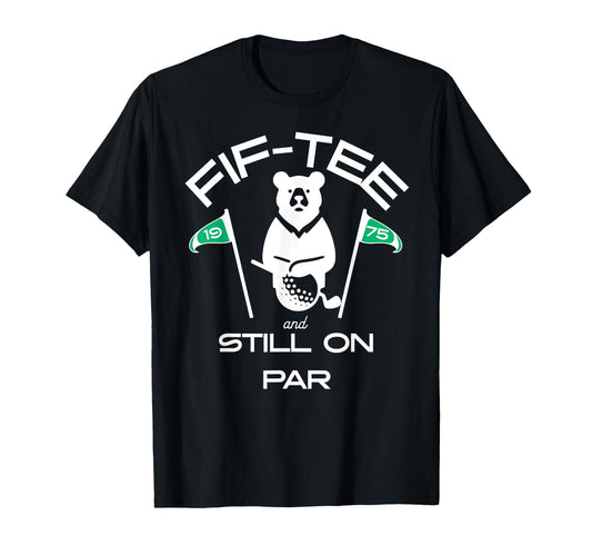 50Th Birthday Golf Milestone T-Shirt - Casual Everyday Wear for Adults - T-Shirt, Sweatshirt, Hoodie