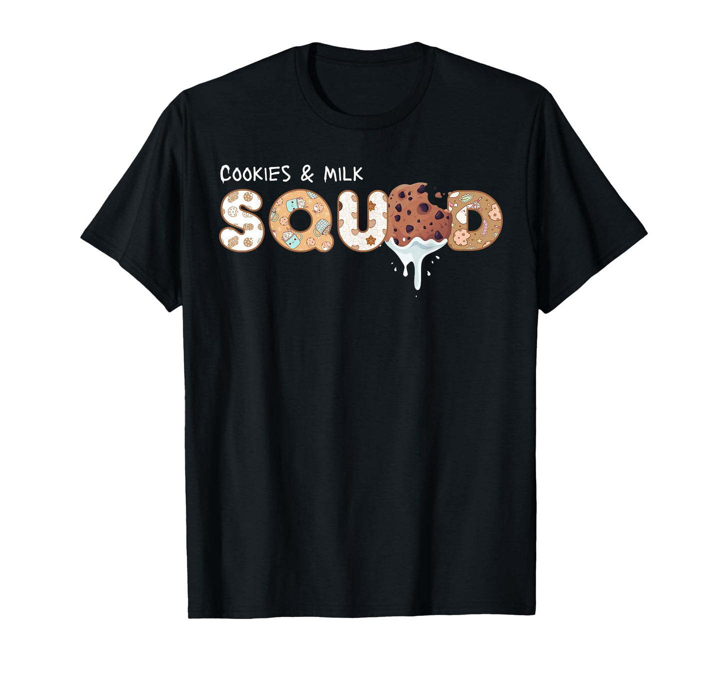 Cookies Squad 1St Birthday Milk Party T-Shirt - Trendy Graphic for Adults - T-Shirt, Sweatshirt, Hoodie