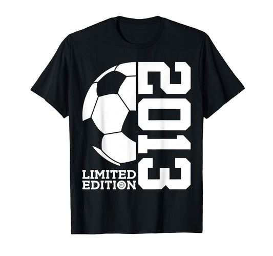 13Th Birthday Soccer 2013 T-Shirt - Aesthetic Graphic for Adults - T-Shirt, Sweatshirt, Hoodie