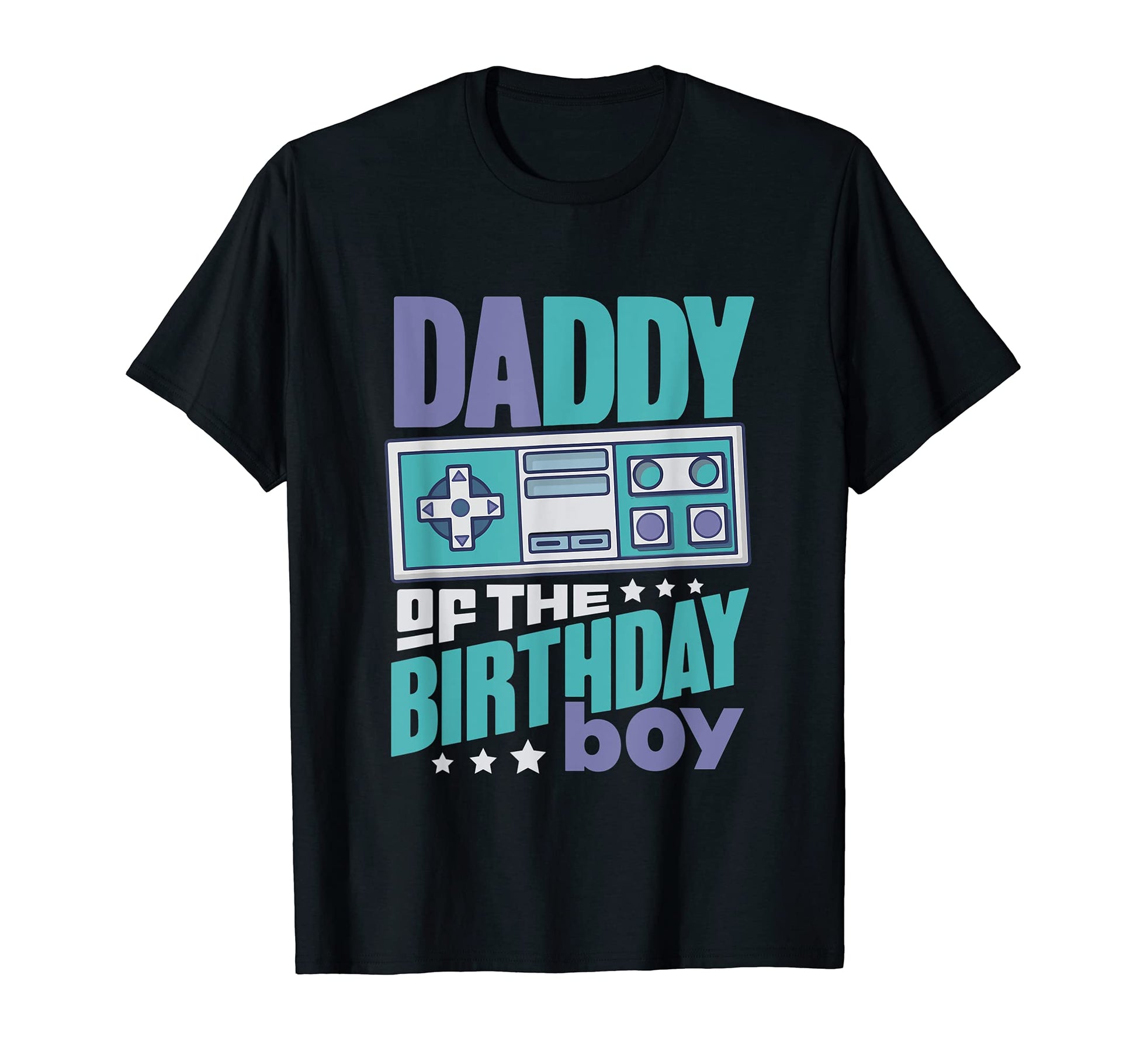 Daddy Birthday Bday Papa Gamer Dad Gaming T-Shirt - Trendy Graphic Unisex - T-Shirt, Sweatshirt, Hoodie
