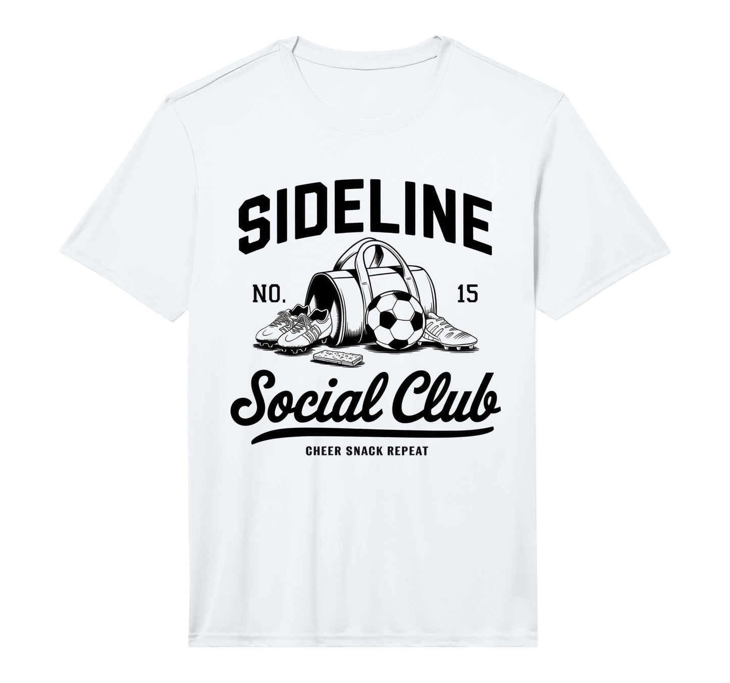 Sideline Social Club Soccer Mom Game T-Shirt - Casual Everyday Wear Unisex - T-Shirt, Sweatshirt, Hoodie