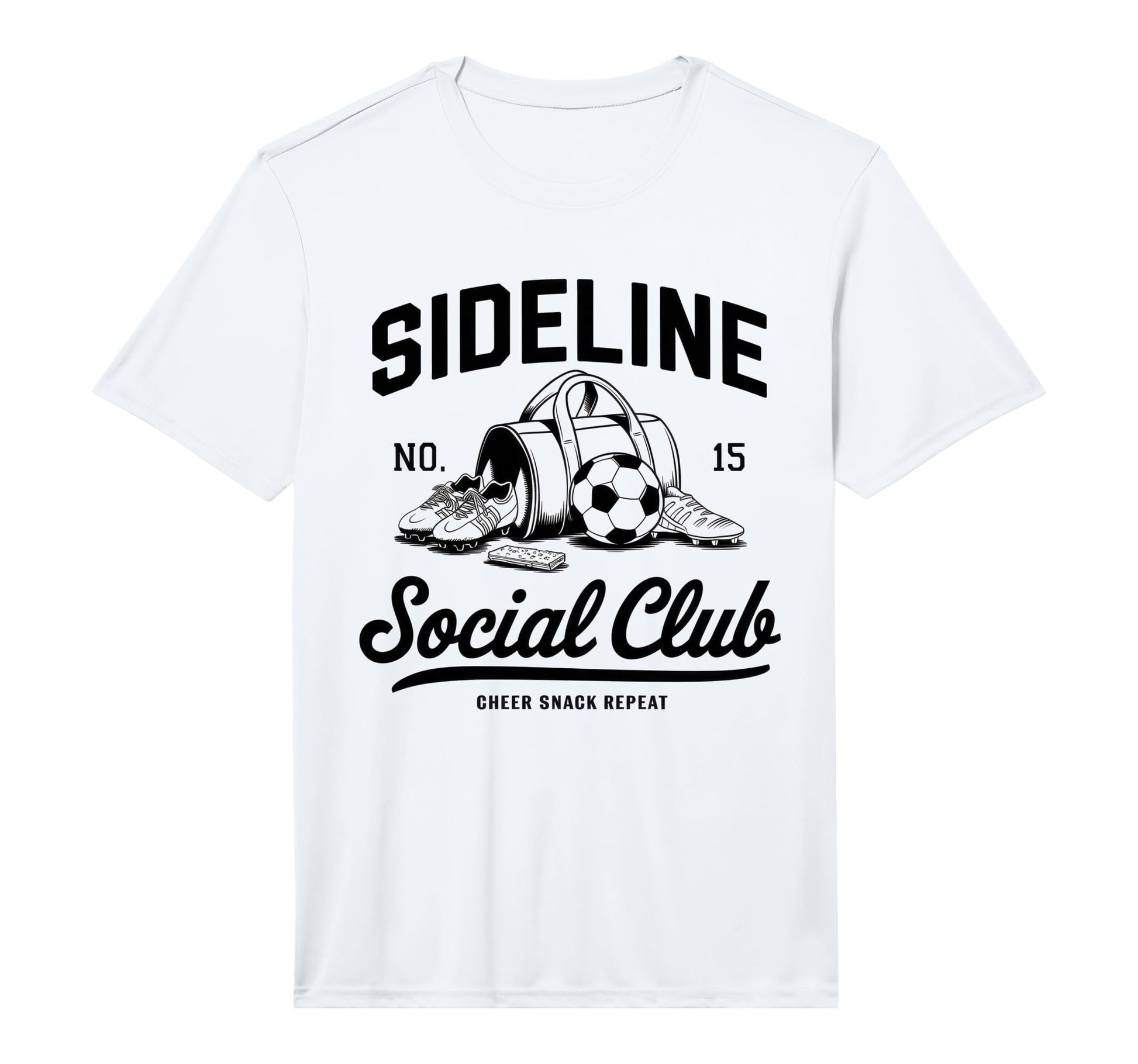 Sideline Social Club Soccer Mom Game T-Shirt - Casual Everyday Wear Unisex - T-Shirt, Sweatshirt, Hoodie