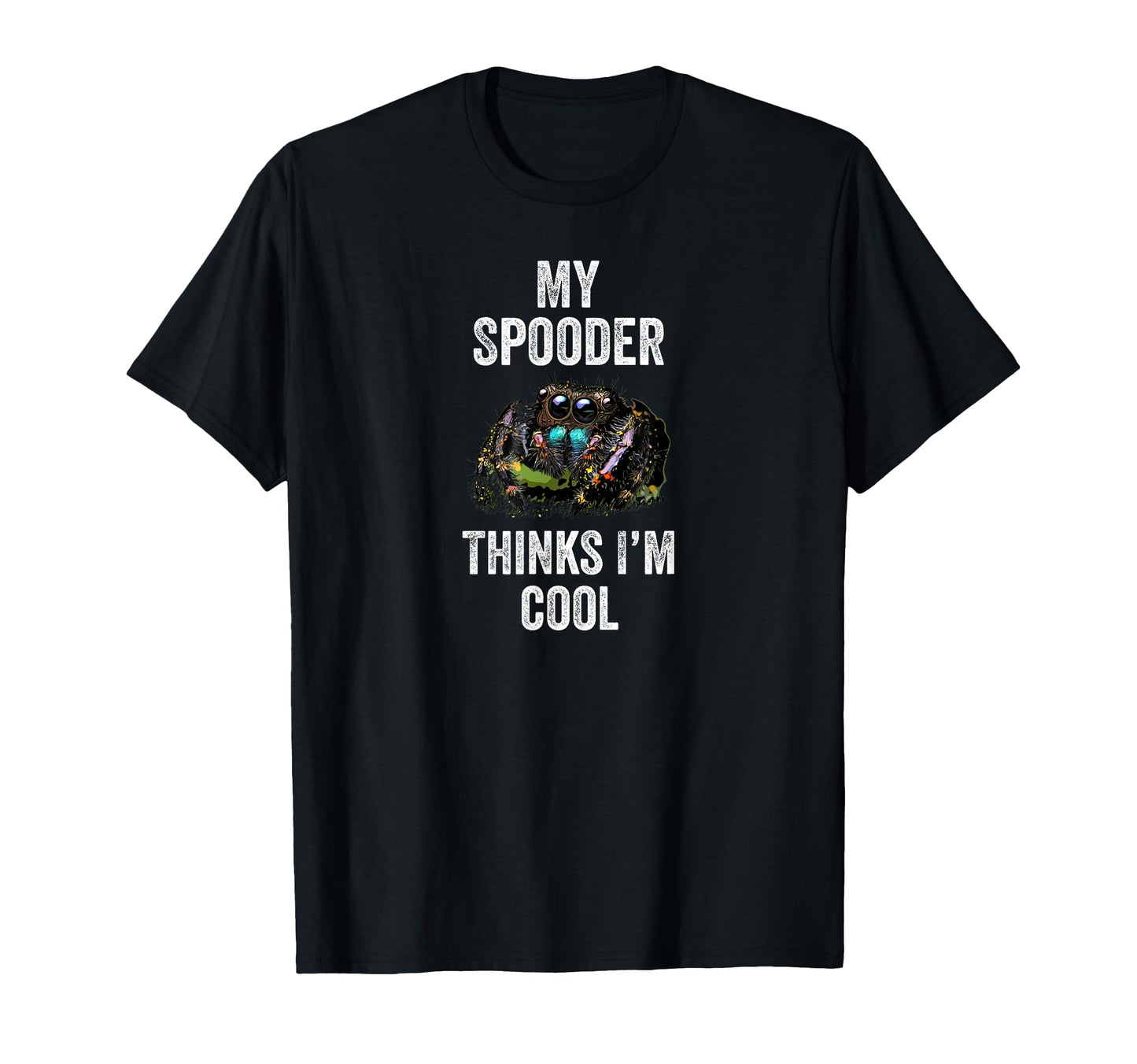 Male Regal Jumping Spider Mom Spider Dad T-Shirt - Graphic Print Unisex - T-Shirt, Sweatshirt, Hoodie