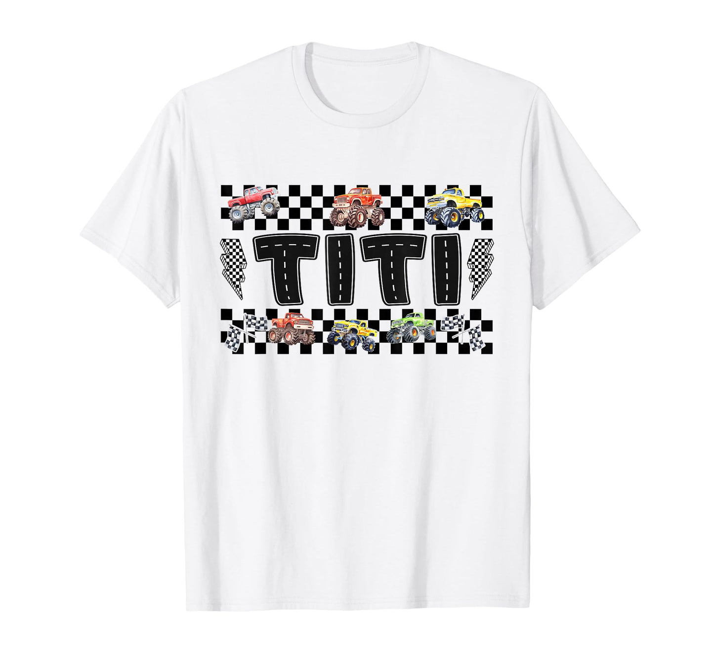 Titi Monster Truck Family Crew T-Shirt - Trendy Graphic for Adults - T-Shirt, Sweatshirt, Hoodie