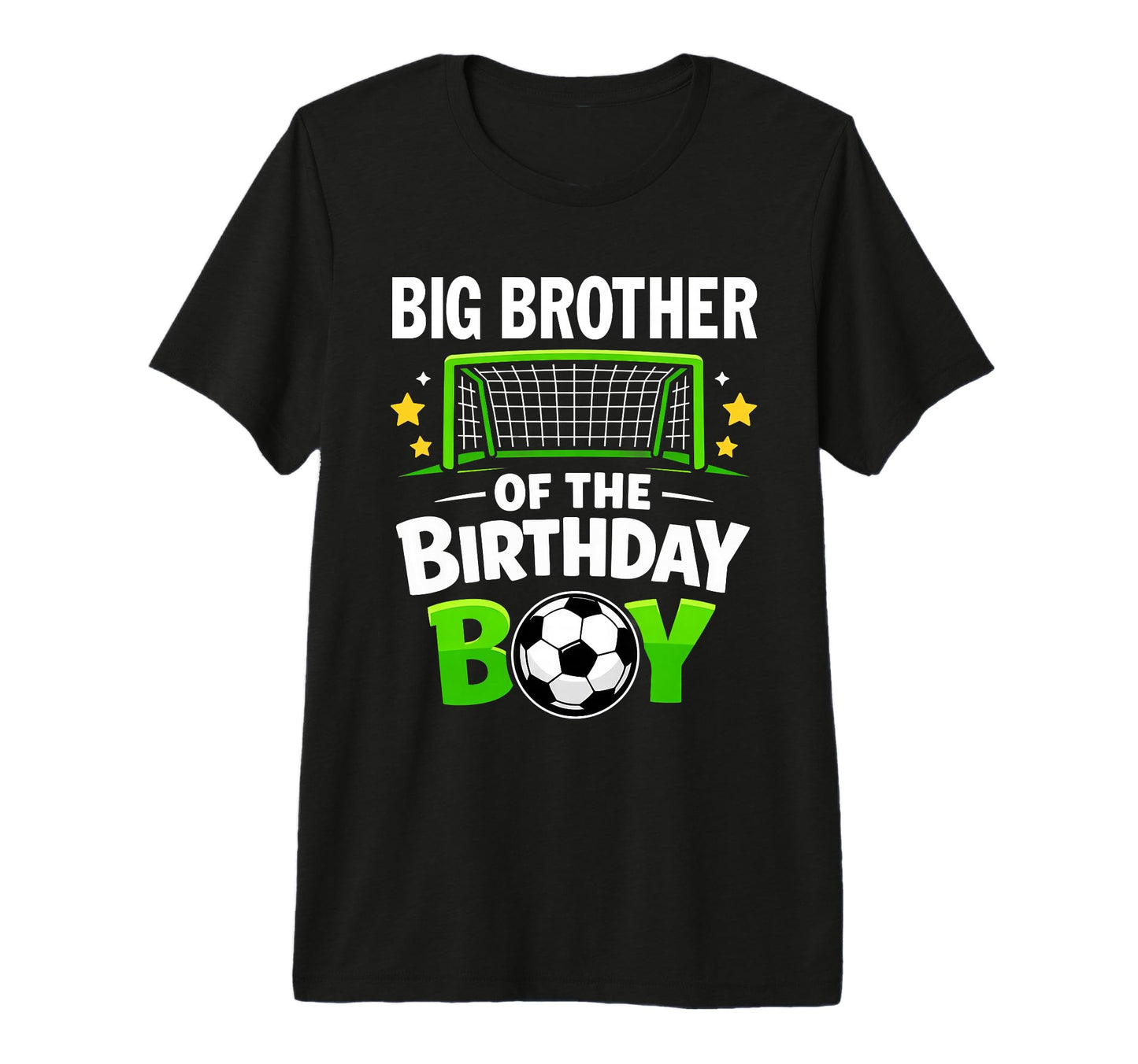 Big Brother Birthday Soccer Ball Family T-Shirt - Unique Graphic Men Women - T-Shirt, Sweatshirt, Hoodie