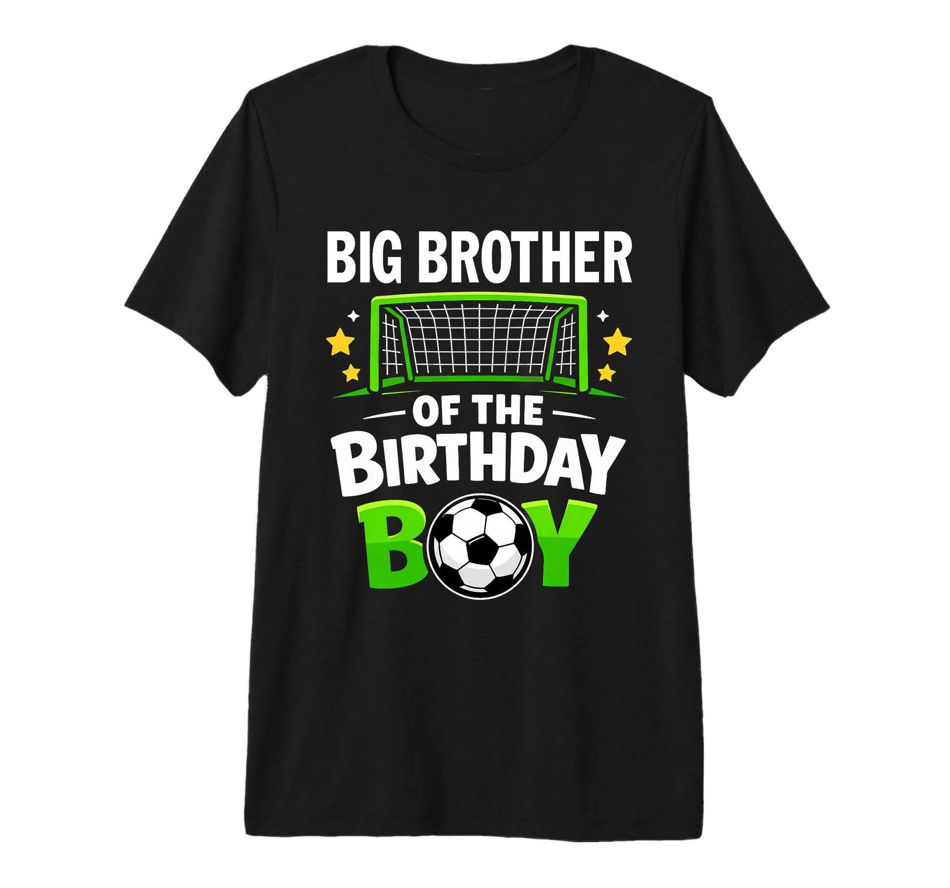 Big Brother Birthday Soccer Ball Family T-Shirt - Unique Graphic Men Women - T-Shirt, Sweatshirt, Hoodie
