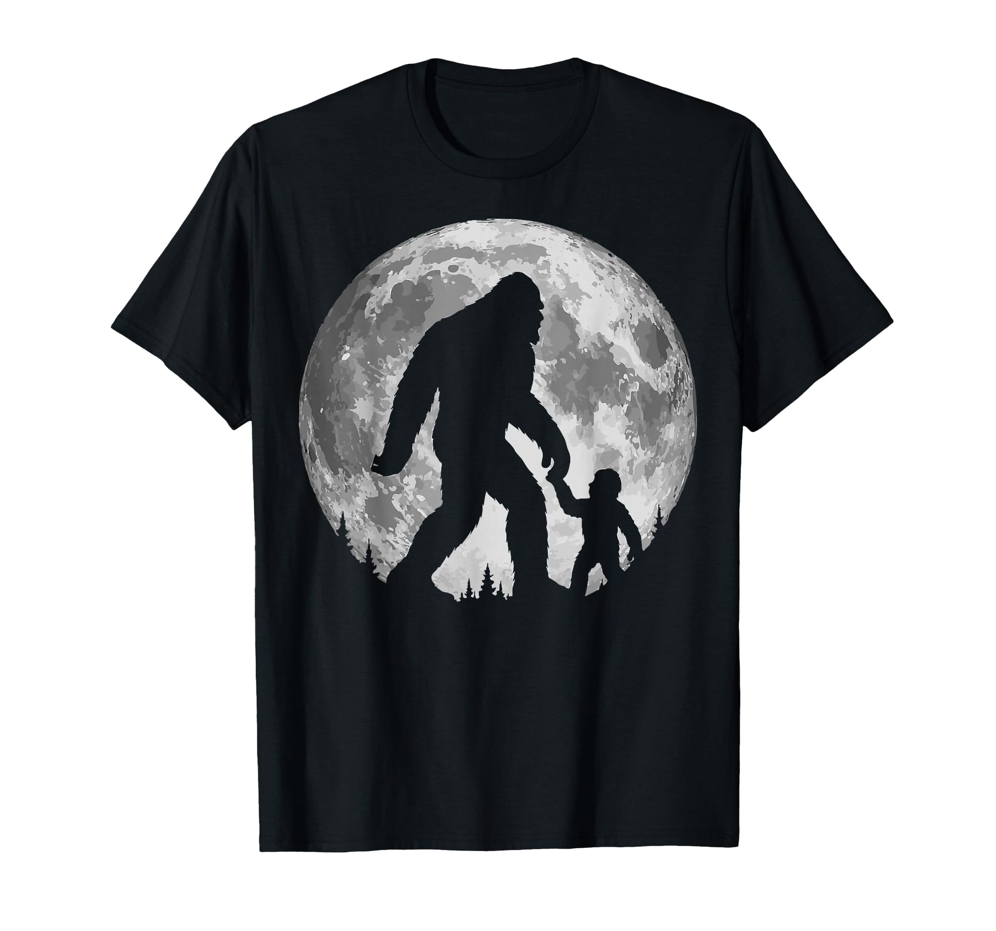 Bigfoot Son Fathers Day Matching T-Shirt - Trendy Graphic for Adults - T-Shirt, Sweatshirt, Hoodie