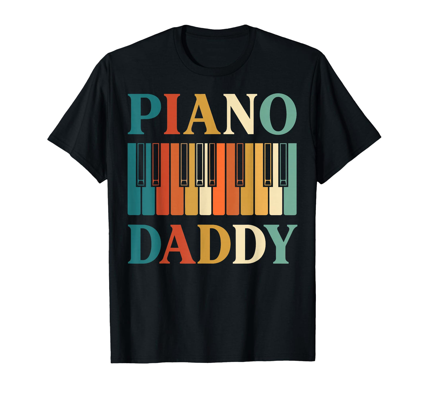 Piano Daddy Piano Player Dad T-Shirt - Aesthetic Graphic for Adults - T-Shirt, Sweatshirt, Hoodie