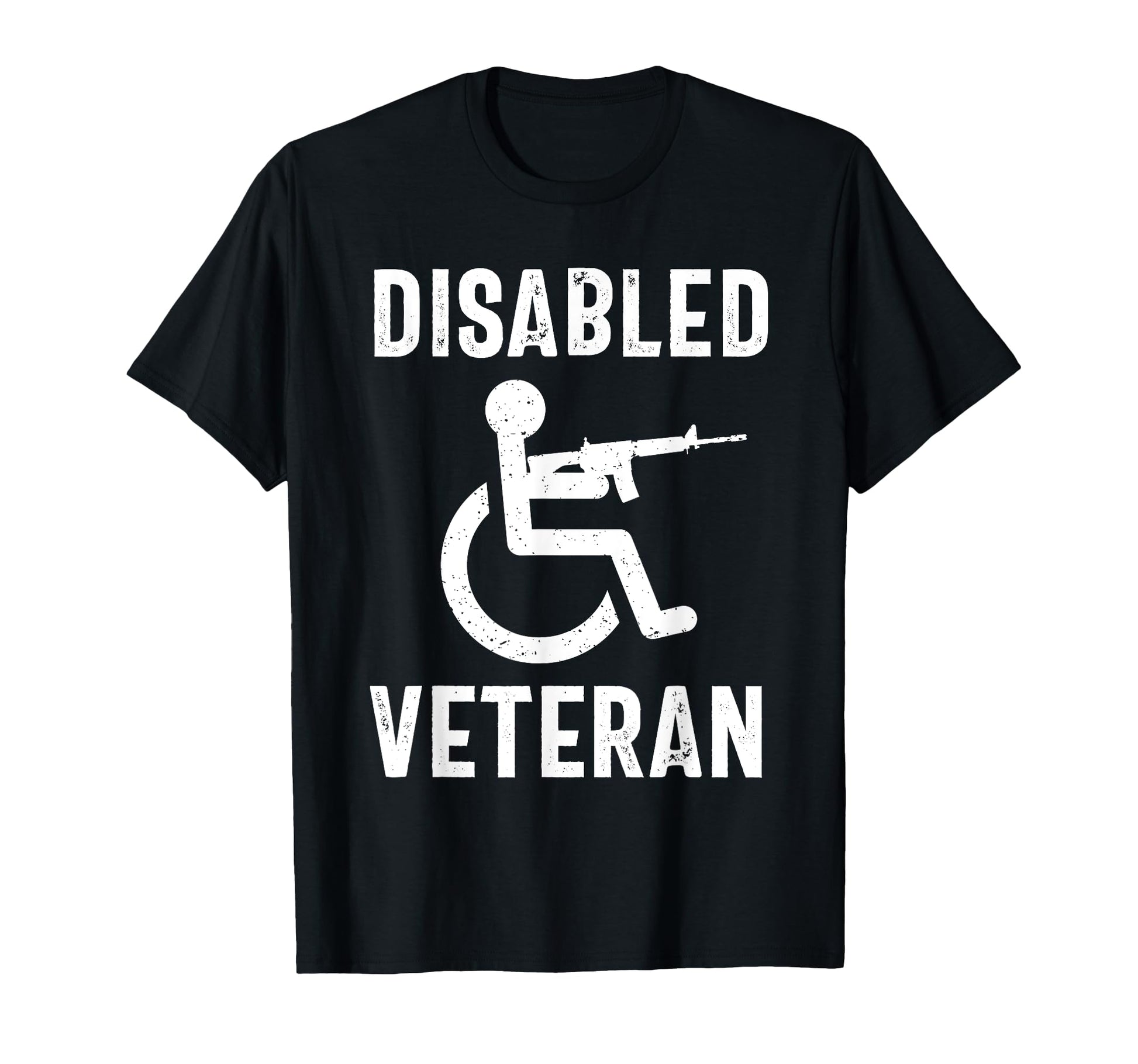 Disabled Veteran Dad Grandpa Veteran T-Shirt - Minimalist Print Men Women - T-Shirt, Sweatshirt, Hoodie