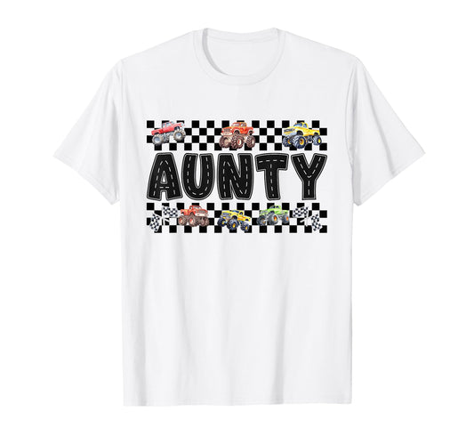 Aunty Monster Truck Family Crew T-Shirt - Aesthetic Graphic Men Women - T-Shirt, Sweatshirt, Hoodie