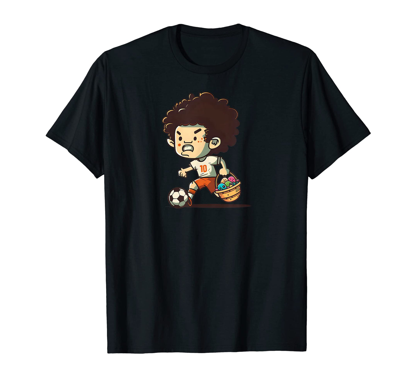 Playing Soccer Easter Eggs Soccer T-Shirt - Fun Novelty Design for Adults - T-Shirt, Sweatshirt, Hoodie
