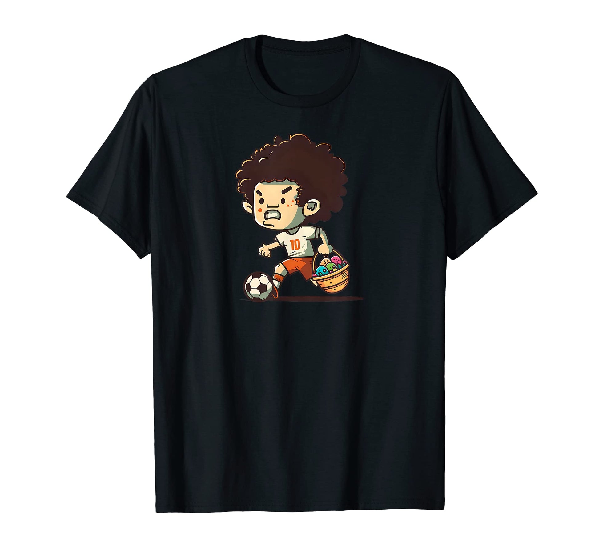 Playing Soccer Easter Eggs Soccer T-Shirt - Fun Novelty Design for Adults - T-Shirt, Sweatshirt, Hoodie
