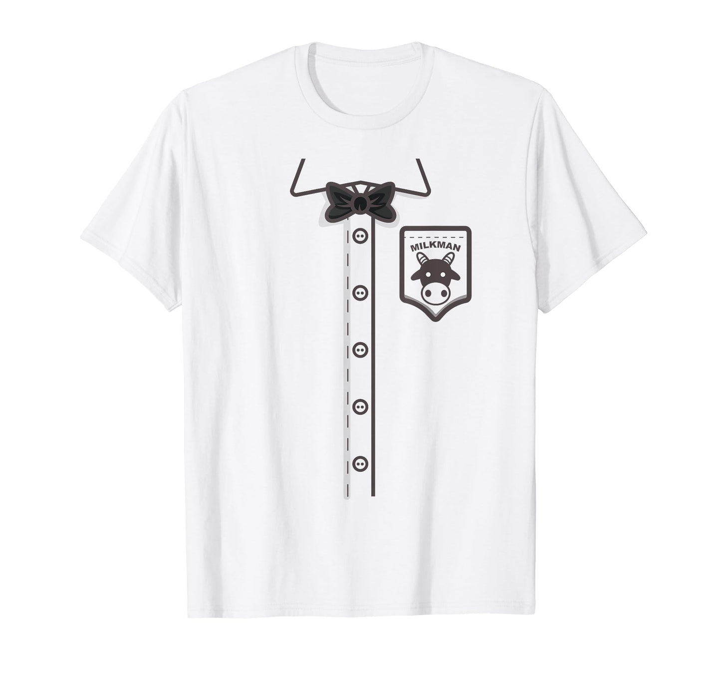 Funny Milkman Halloween Milk Deliveryman T-Shirt - Novelty Apparel Unisex - T-Shirt, Sweatshirt, Hoodie