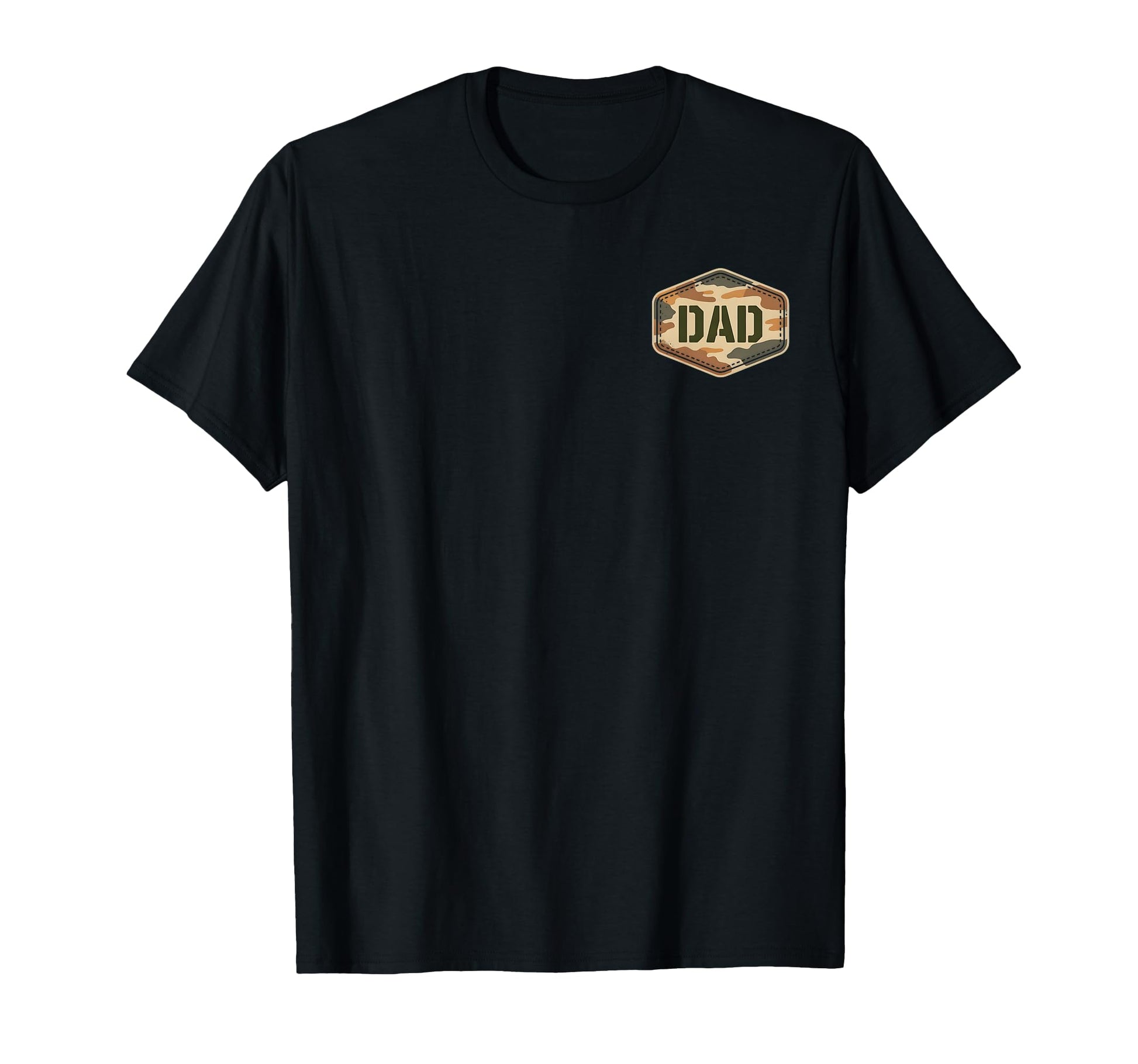 Camo Dad Pocket Camouflage Dad T-Shirt - Custom Art Print for Adults - T-Shirt, Sweatshirt, Hoodie