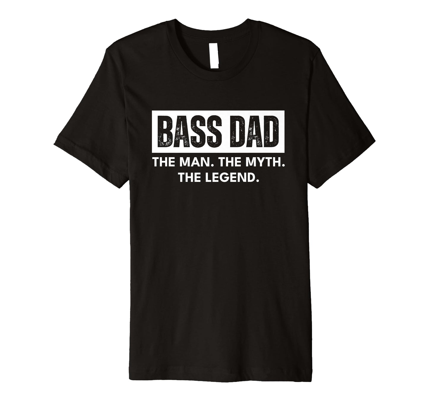 Mens Bass Dad Musician Distressed Myth T-Shirt - Aesthetic Graphic Unisex - T-Shirt, Sweatshirt, Hoodie