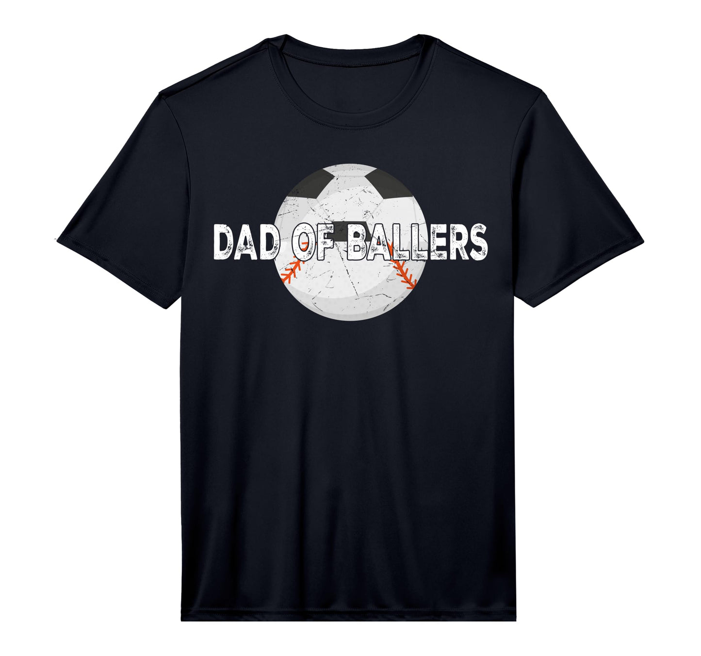 Mens Dad Ballers Soccer Baseball T-Shirt - Unique Graphic Men Women - T-Shirt, Sweatshirt, Hoodie
