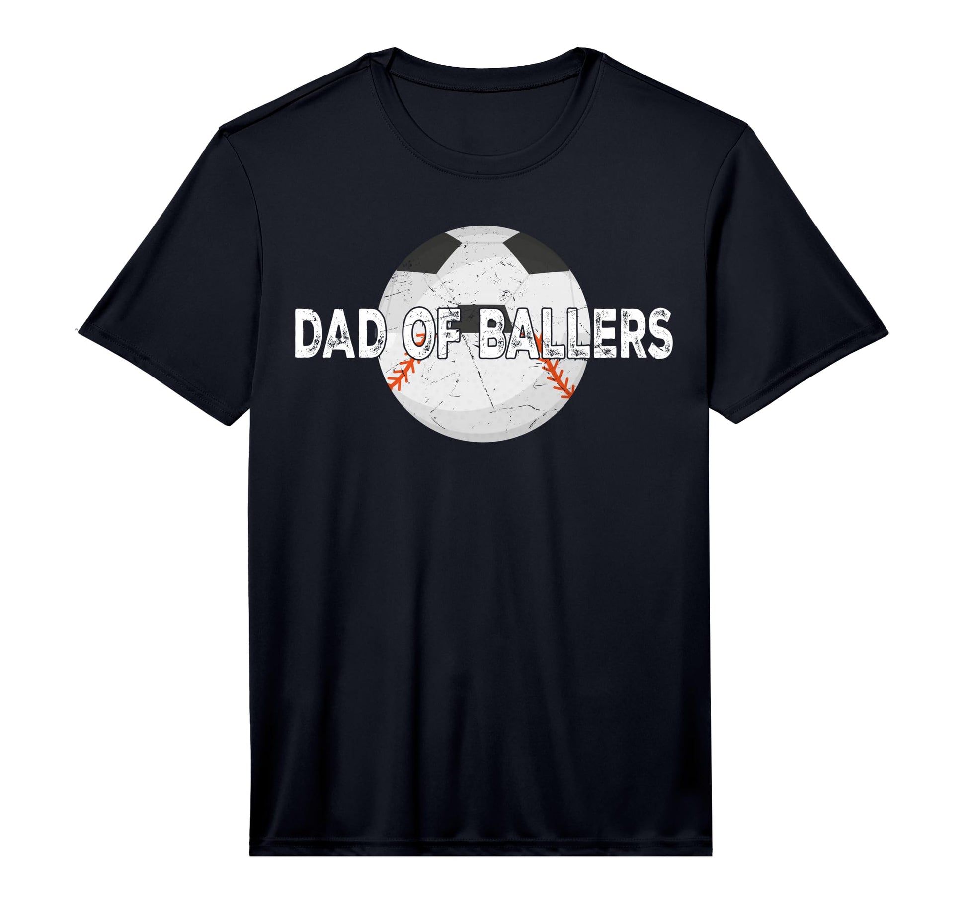 Mens Dad Ballers Soccer Baseball T-Shirt - Unique Graphic Men Women - T-Shirt, Sweatshirt, Hoodie