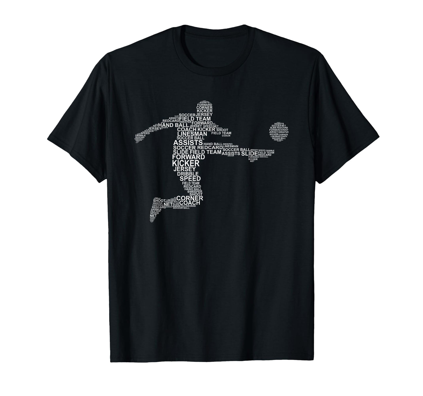 Football Or Soccer Player T-Shirt - Graphic Print for Adults - T-Shirt, Sweatshirt, Hoodie