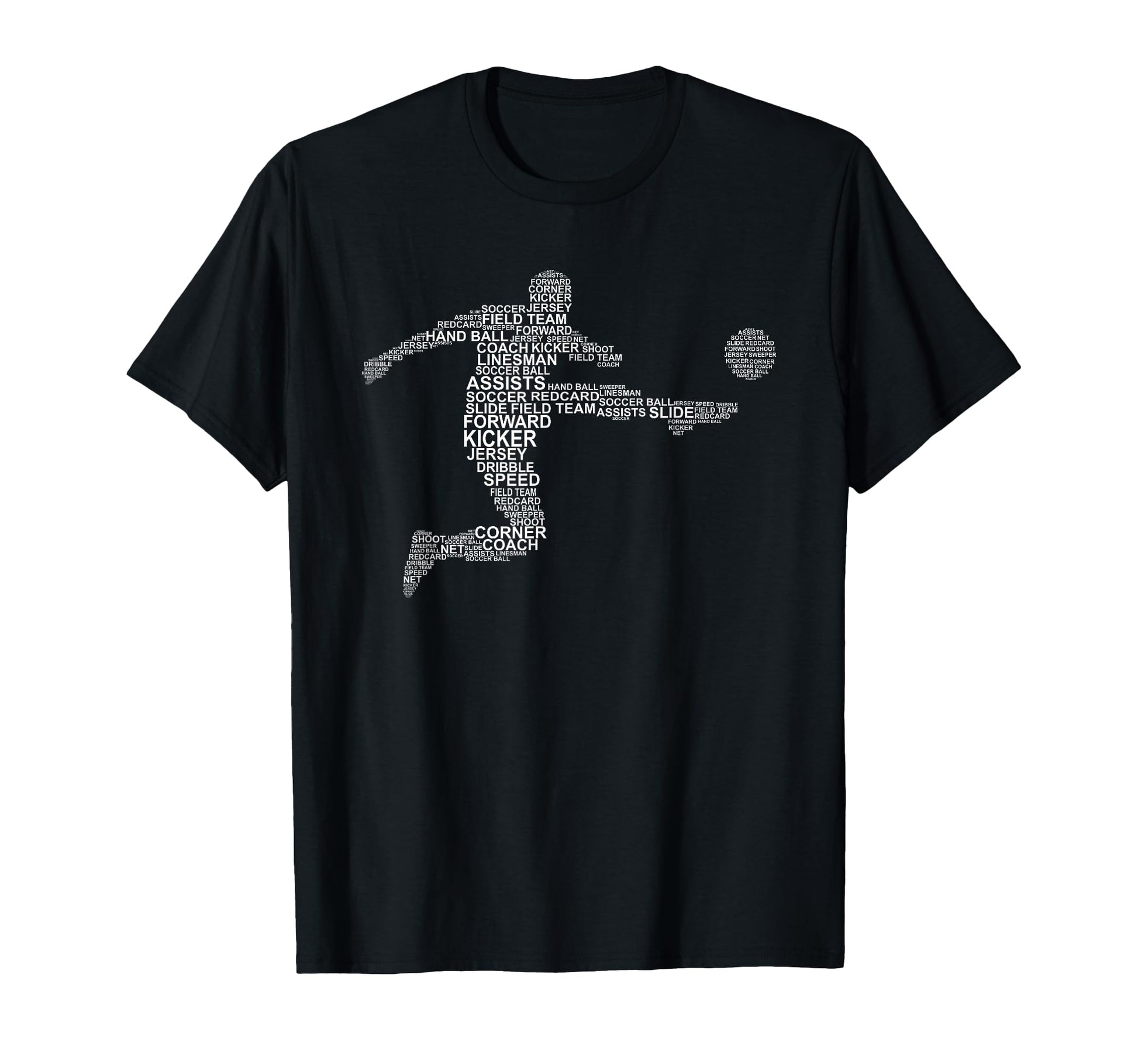 Football Or Soccer Player T-Shirt - Graphic Print for Adults - T-Shirt, Sweatshirt, Hoodie