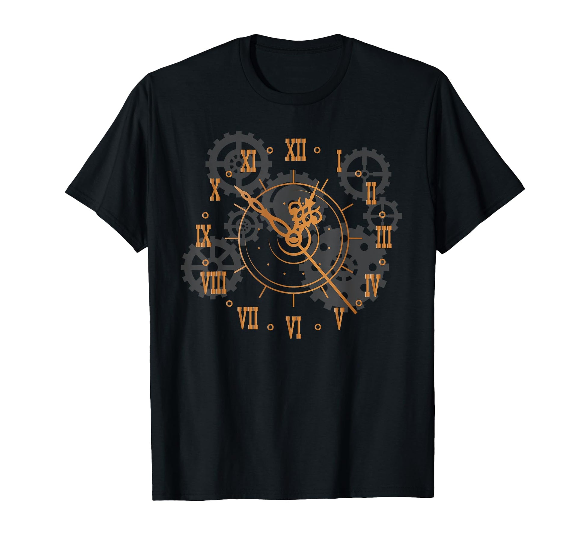 Steampunk Clock Gears Steampunk T-Shirt - Novelty Apparel for Adults - T-Shirt, Sweatshirt, Hoodie