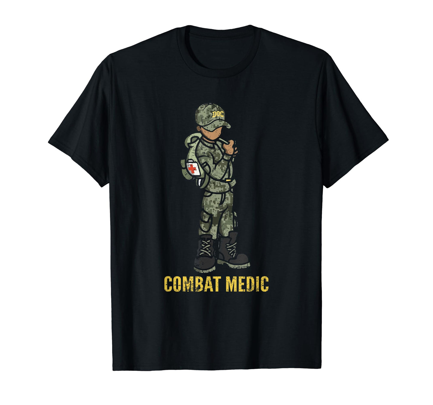 Proud Combat Medic Dad Grandpa Husband T-Shirt - Fun Novelty Design Unisex - T-Shirt, Sweatshirt, Hoodie