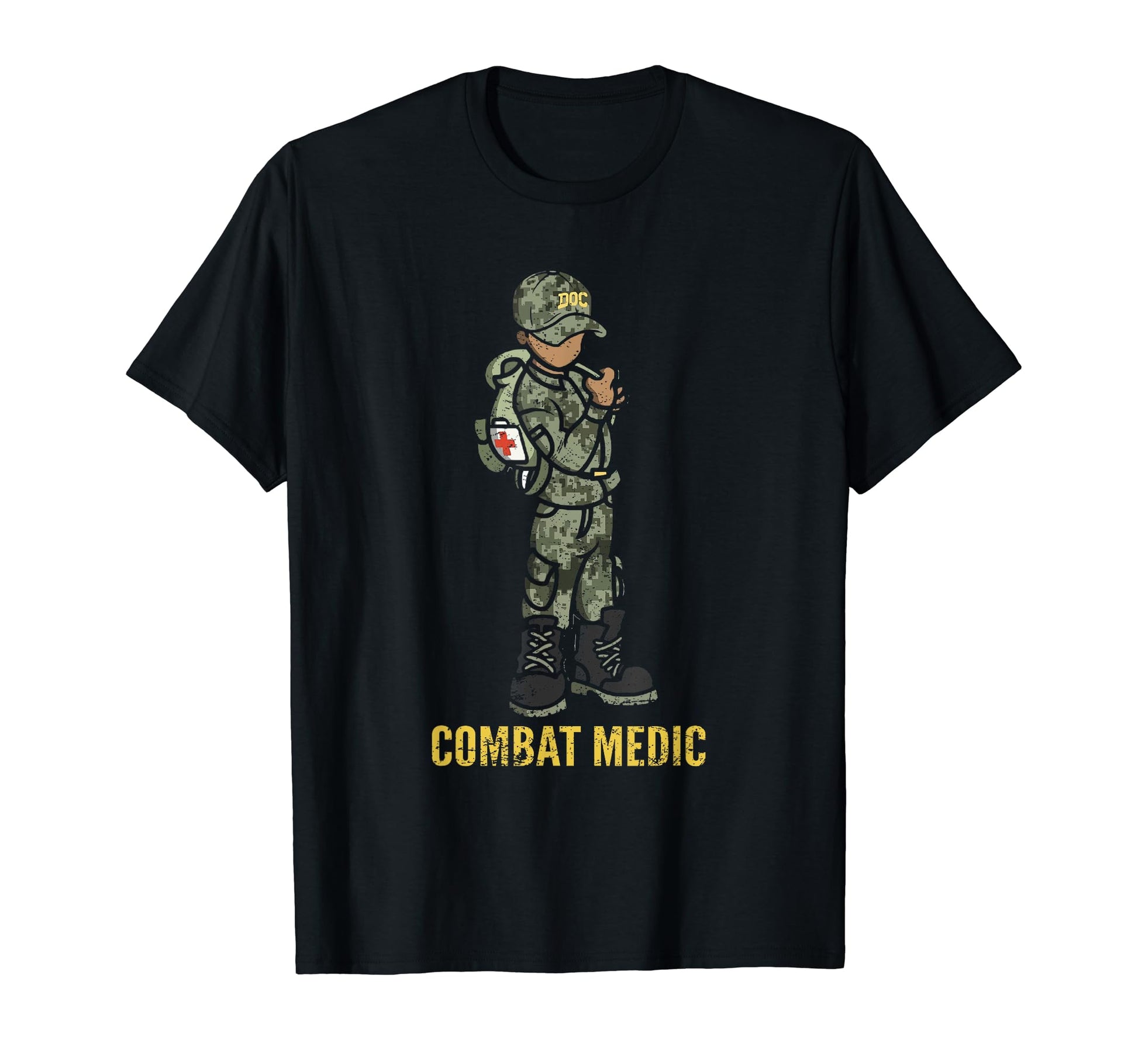 Proud Combat Medic Dad Grandpa Husband T-Shirt - Fun Novelty Design Unisex - T-Shirt, Sweatshirt, Hoodie