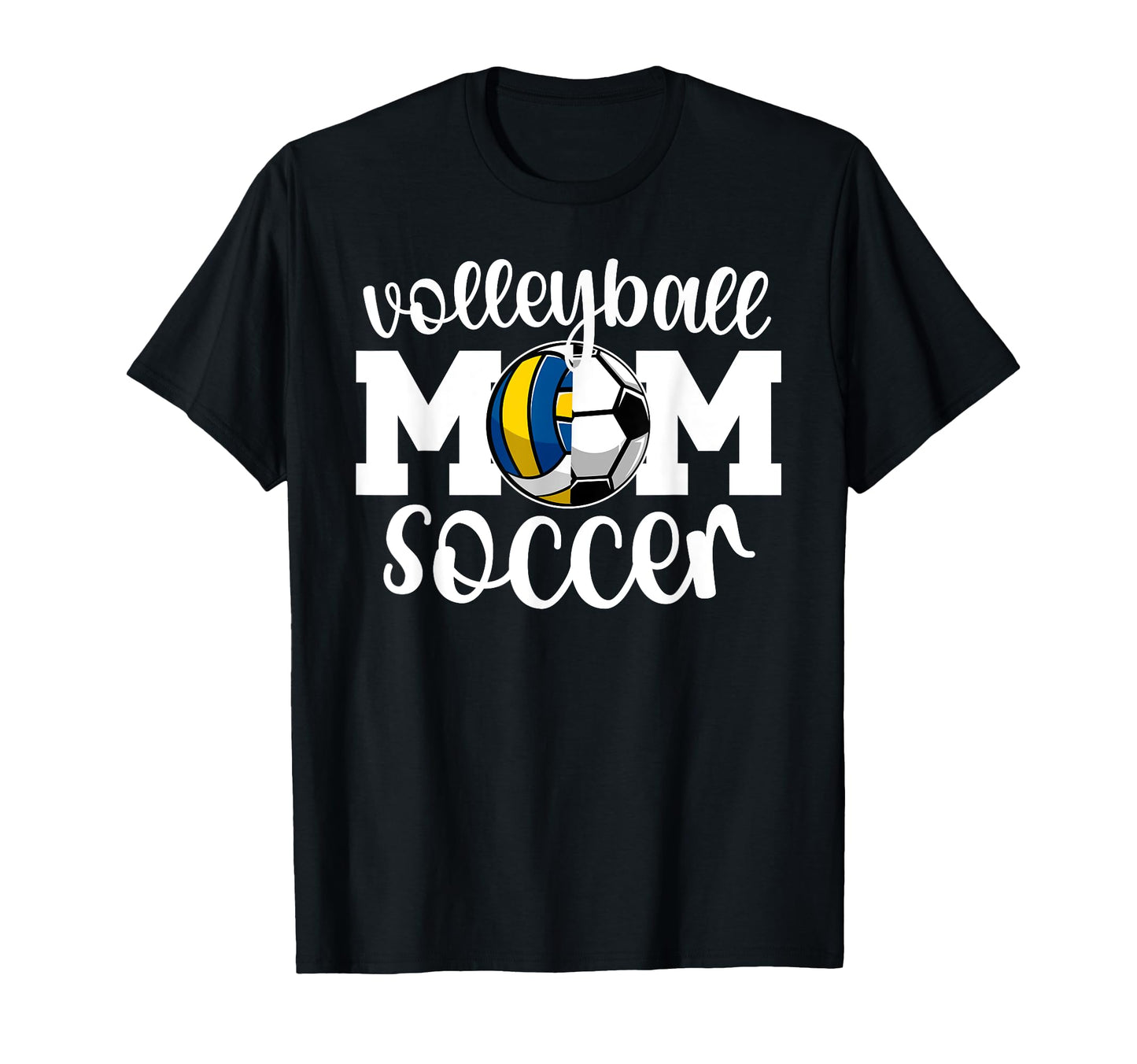 Volleyball Soccer Mom Ballers Soccer T-Shirt - Custom Art Print for Adults - T-Shirt, Sweatshirt, Hoodie