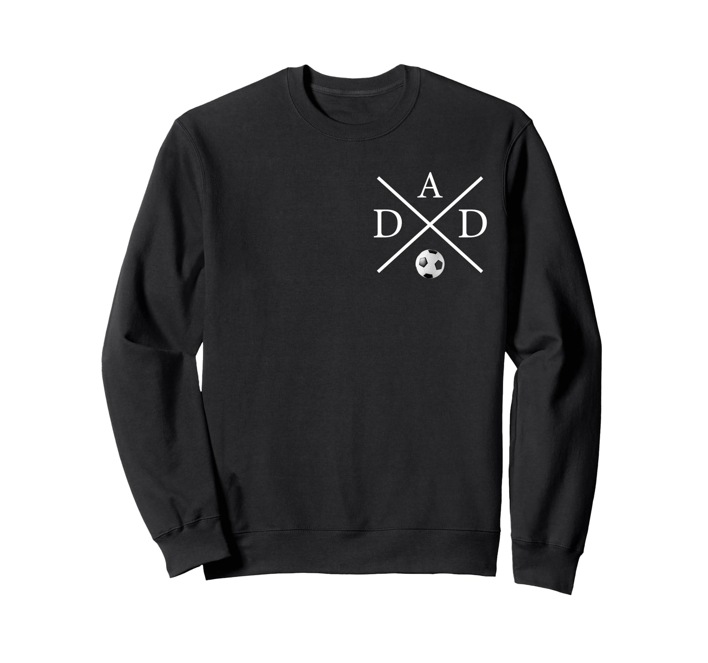 Soccer Dad Fathers Day Game Day Sweatshirt - Minimalist Print for Adults - T-Shirt, Sweatshirt, Hoodie
