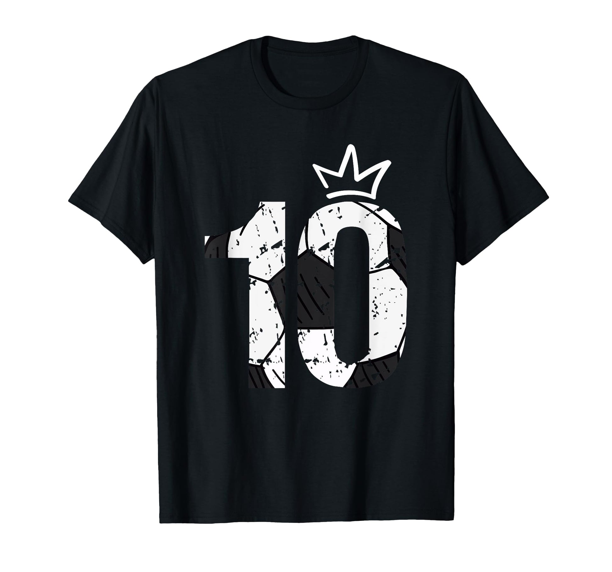 10 Year Old Birthday Funny Soccer T-Shirt - Casual Everyday Wear Unisex - T-Shirt, Sweatshirt, Hoodie