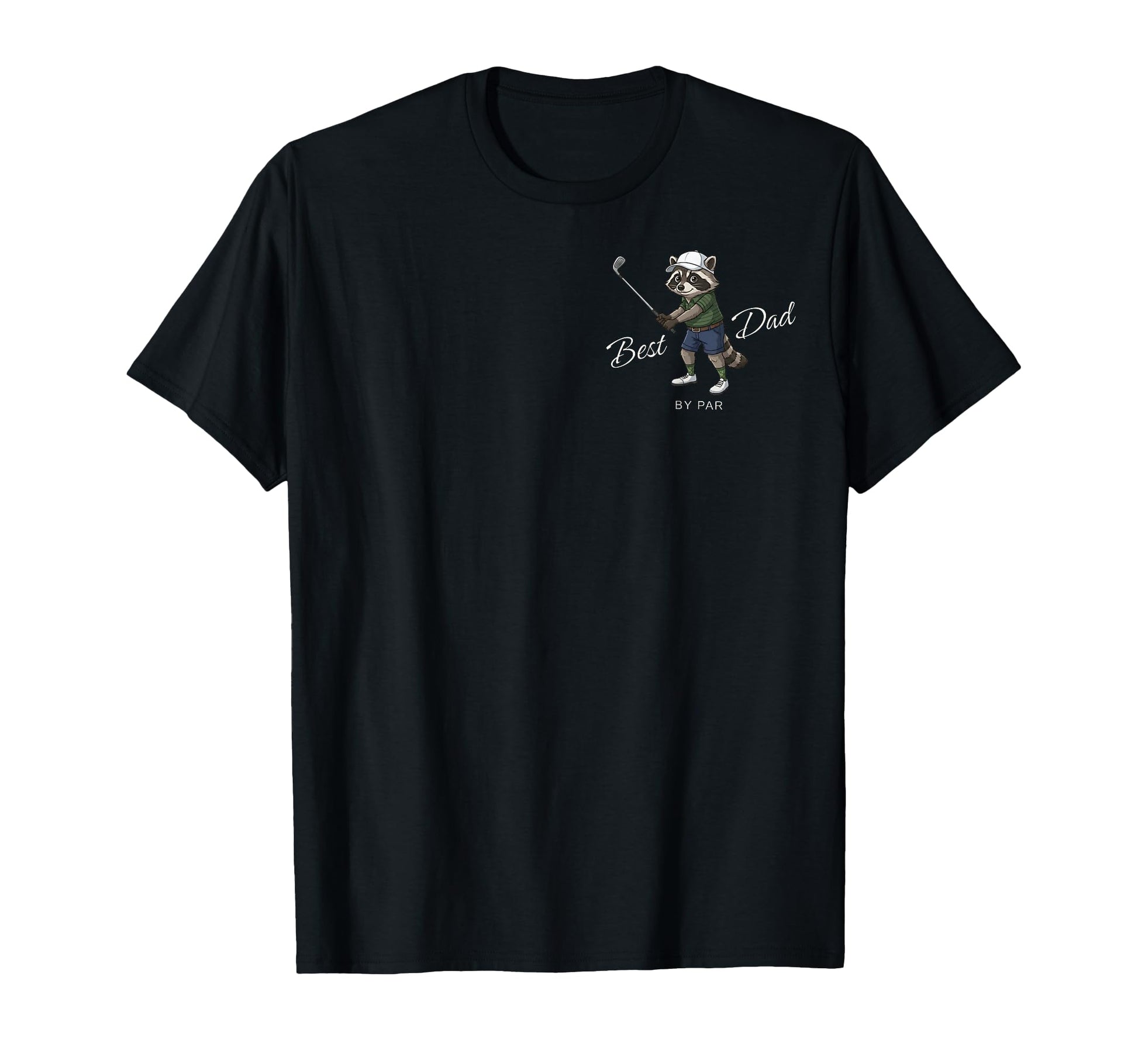Best Dad Par Funny Golf Raccoon Dad T-Shirt - Streetwear Style Men Women - T-Shirt, Sweatshirt, Hoodie