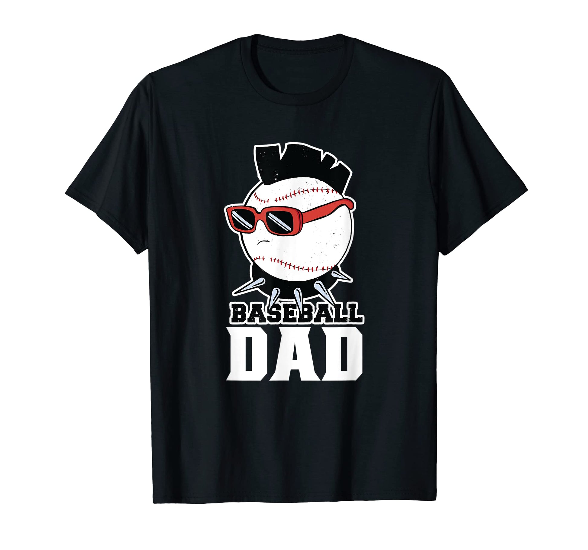 Baseball Dad Daddy Father Baseballer Papa T-Shirt - Unique Graphic Unisex - T-Shirt, Sweatshirt, Hoodie