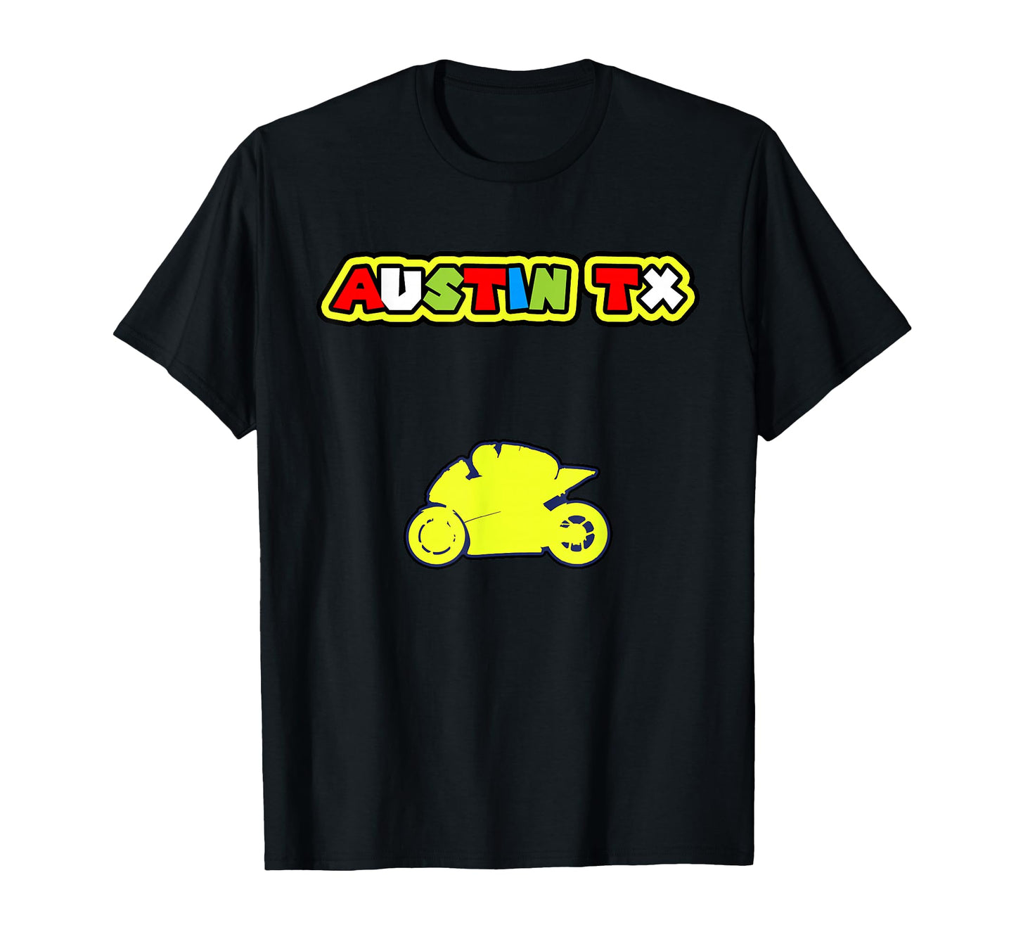 American Super Bike Moto Gp Austin Texas T-Shirt - Unique Graphic Men Women - T-Shirt, Sweatshirt, Hoodie