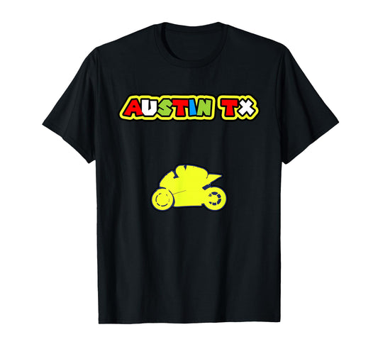 American Super Bike Moto Gp Austin Texas T-Shirt - Unique Graphic Men Women - T-Shirt, Sweatshirt, Hoodie
