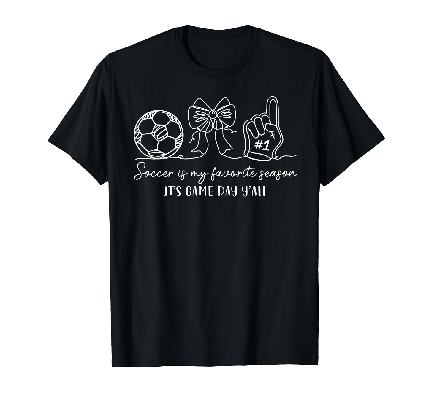 Soccer Lover Soccer Is My Favorite T-Shirt - Aesthetic Graphic Men Women - T-Shirt, Sweatshirt, Hoodie
