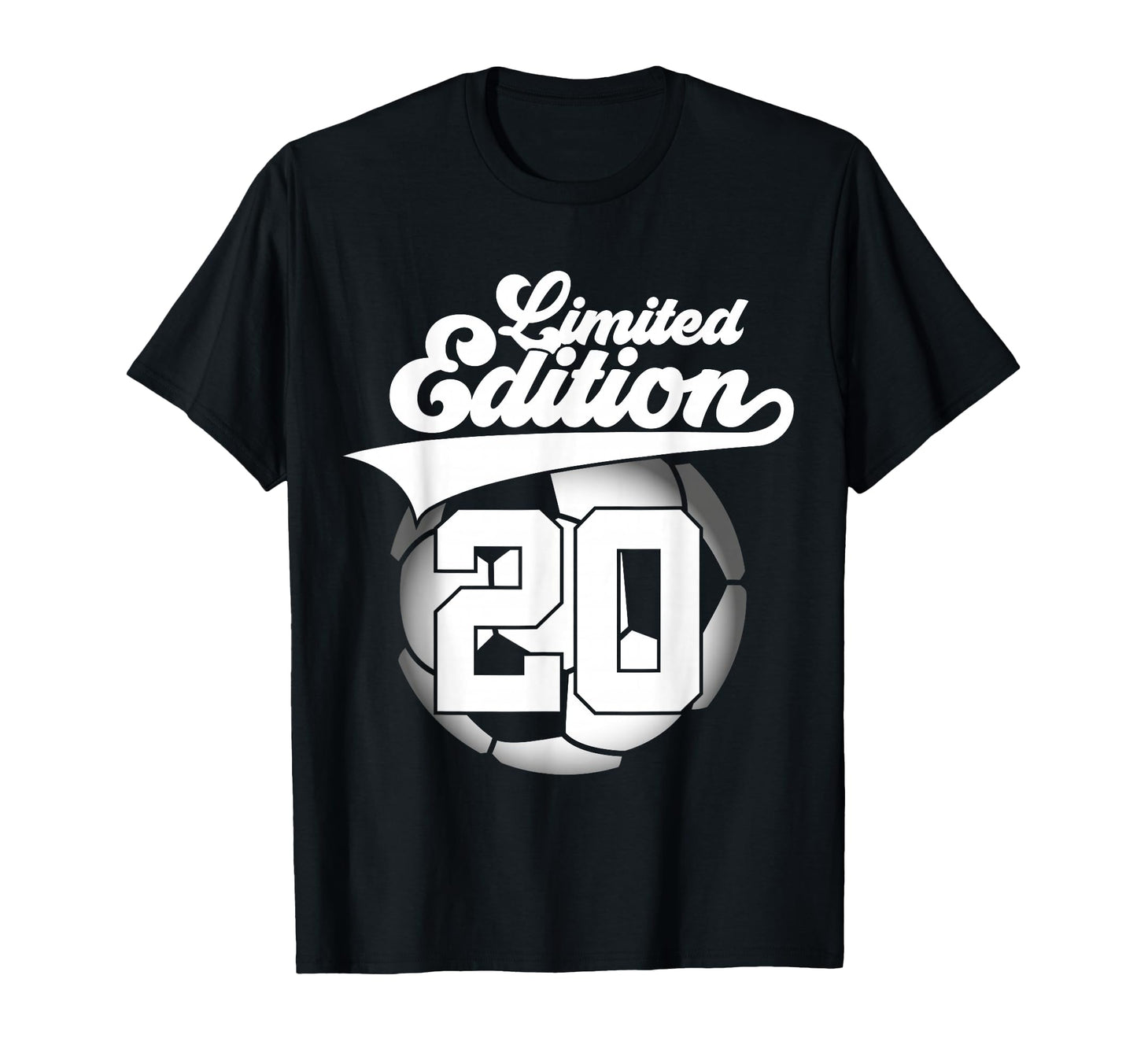 20 Years Soccer 20Th Birthday T-Shirt - Novelty Apparel Unisex - T-Shirt, Sweatshirt, Hoodie