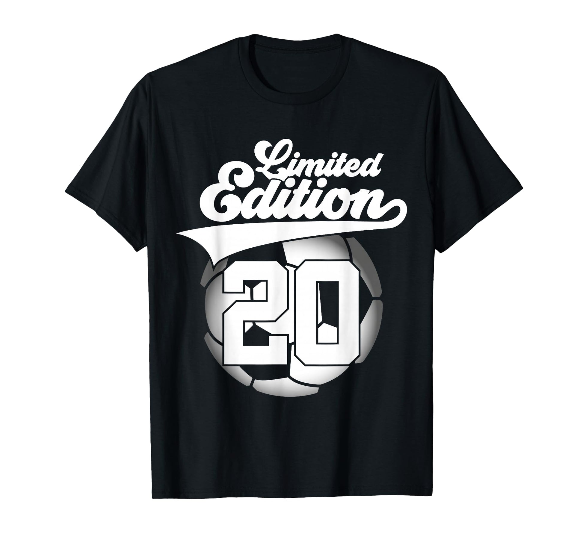 20 Years Soccer 20Th Birthday T-Shirt - Novelty Apparel Unisex - T-Shirt, Sweatshirt, Hoodie
