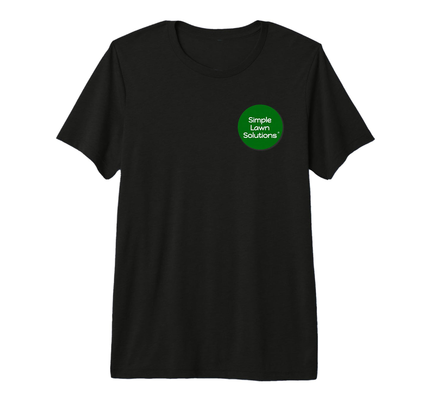 Simple Lawn Solutions Logo Pocket T-Shirt - Fun Novelty Design for Adults - T-Shirt, Sweatshirt, Hoodie