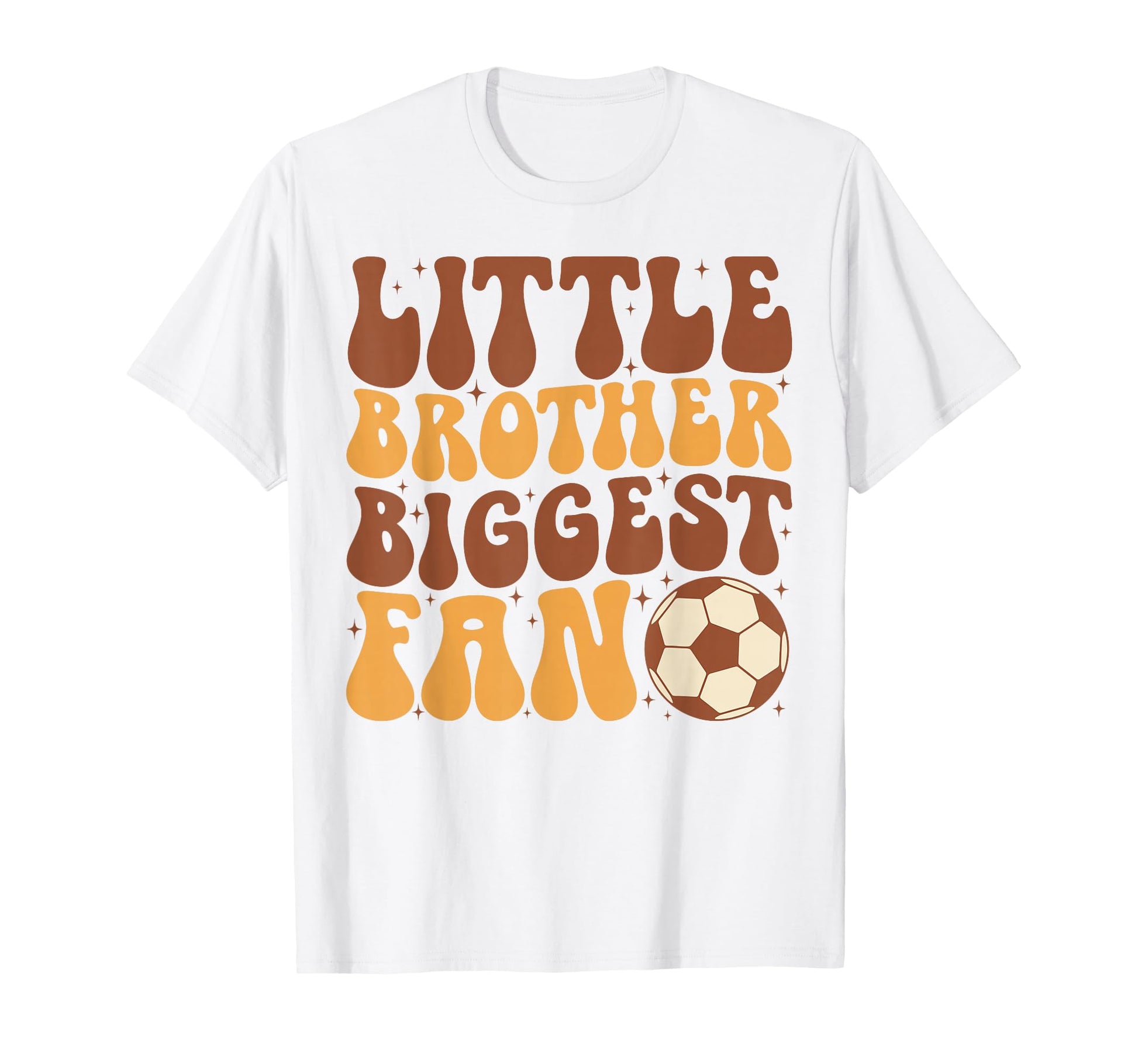 Little Brother Biggest Fan Soccer T-Shirt - Aesthetic Graphic Men Women - T-Shirt, Sweatshirt, Hoodie