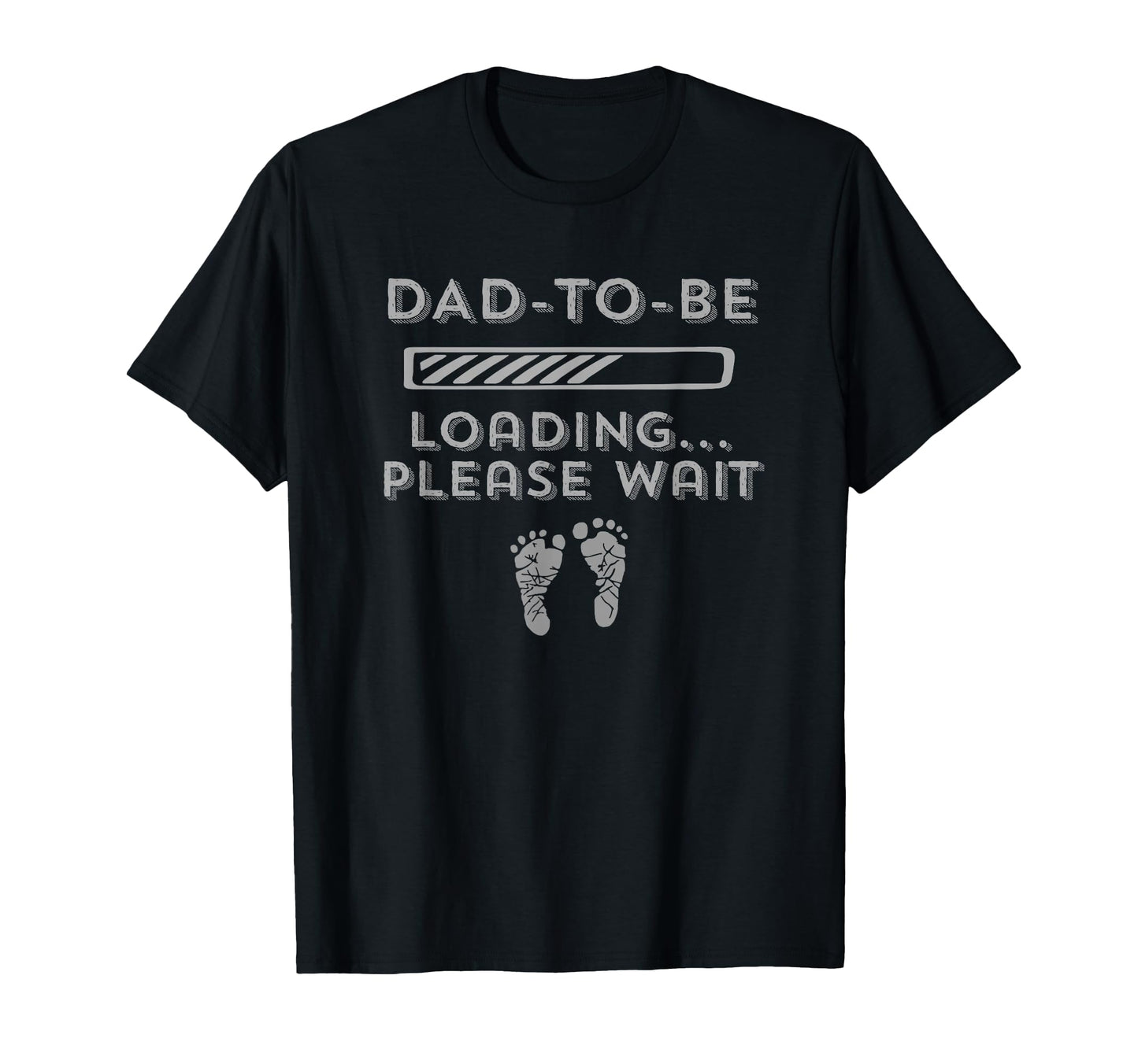 Mens Dad To Be Loading Gift T-Shirt - Minimalist Print for Adults - T-Shirt, Sweatshirt, Hoodie