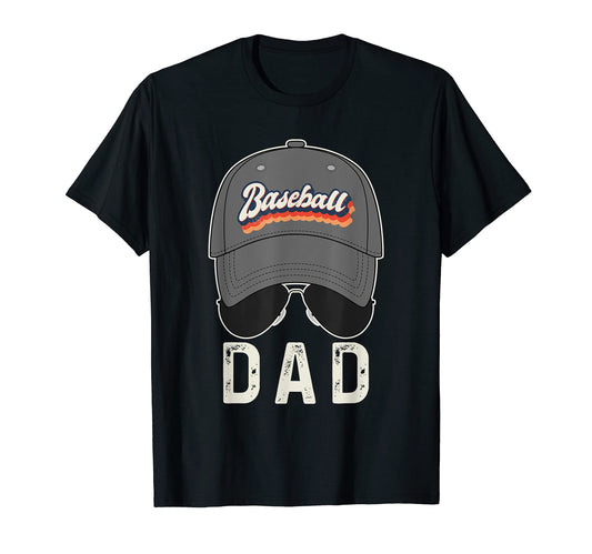 Baseball Dad Baseball Hat And T-Shirt - Fun Novelty Design Men Women - T-Shirt, Sweatshirt, Hoodie