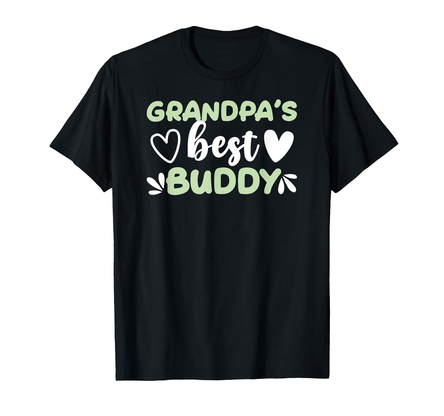 Grandpas Best Buddy From Grandpa To T-Shirt - Aesthetic Graphic for Adults - T-Shirt, Sweatshirt, Hoodie