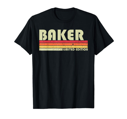 Baker Funny Job Title Profession T-Shirt - Fun Novelty Design for Adults - T-Shirt, Sweatshirt, Hoodie