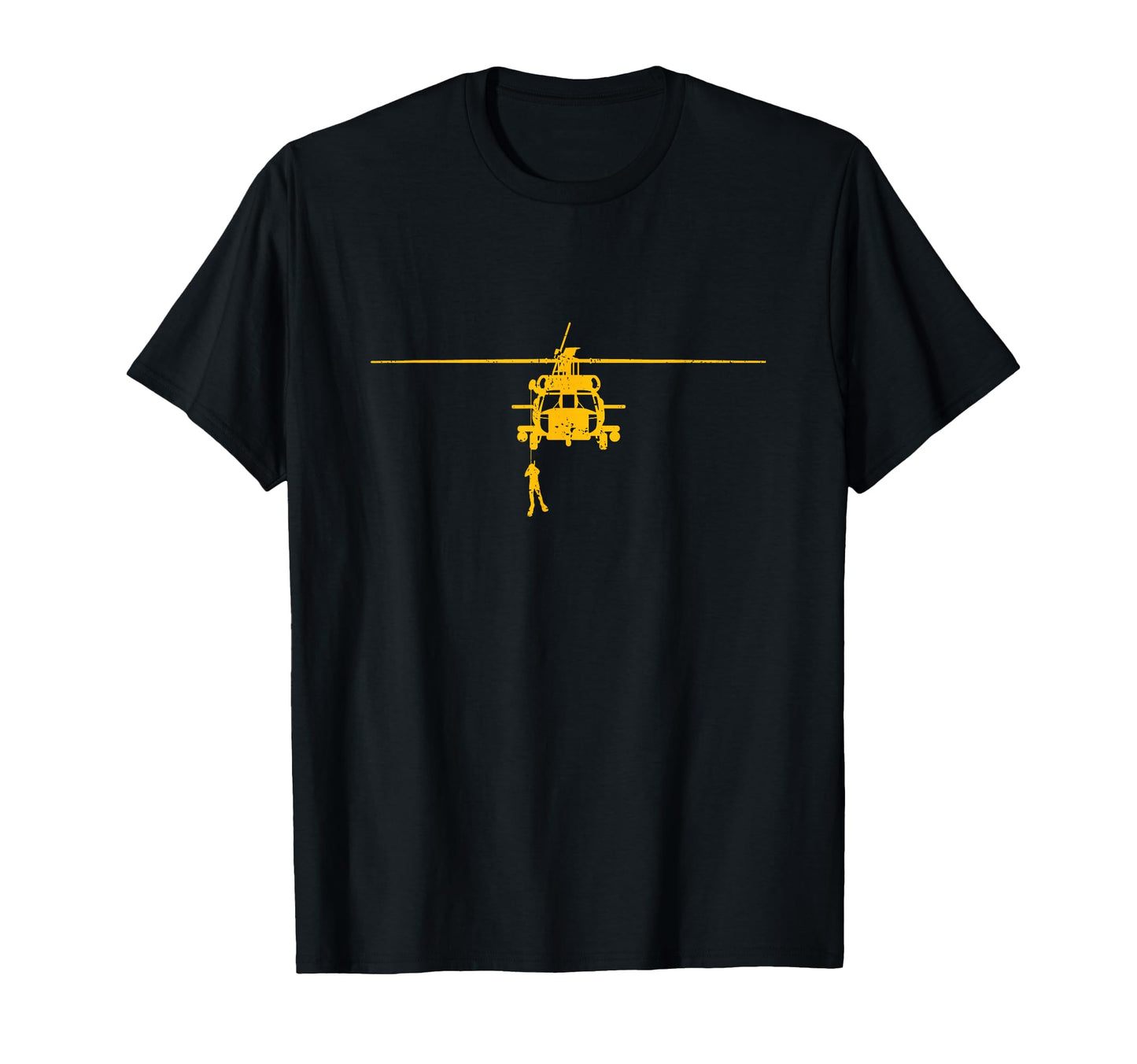 H 60 Helicopter Search And Rescue T-Shirt - Aesthetic Graphic for Adults - T-Shirt, Sweatshirt, Hoodie