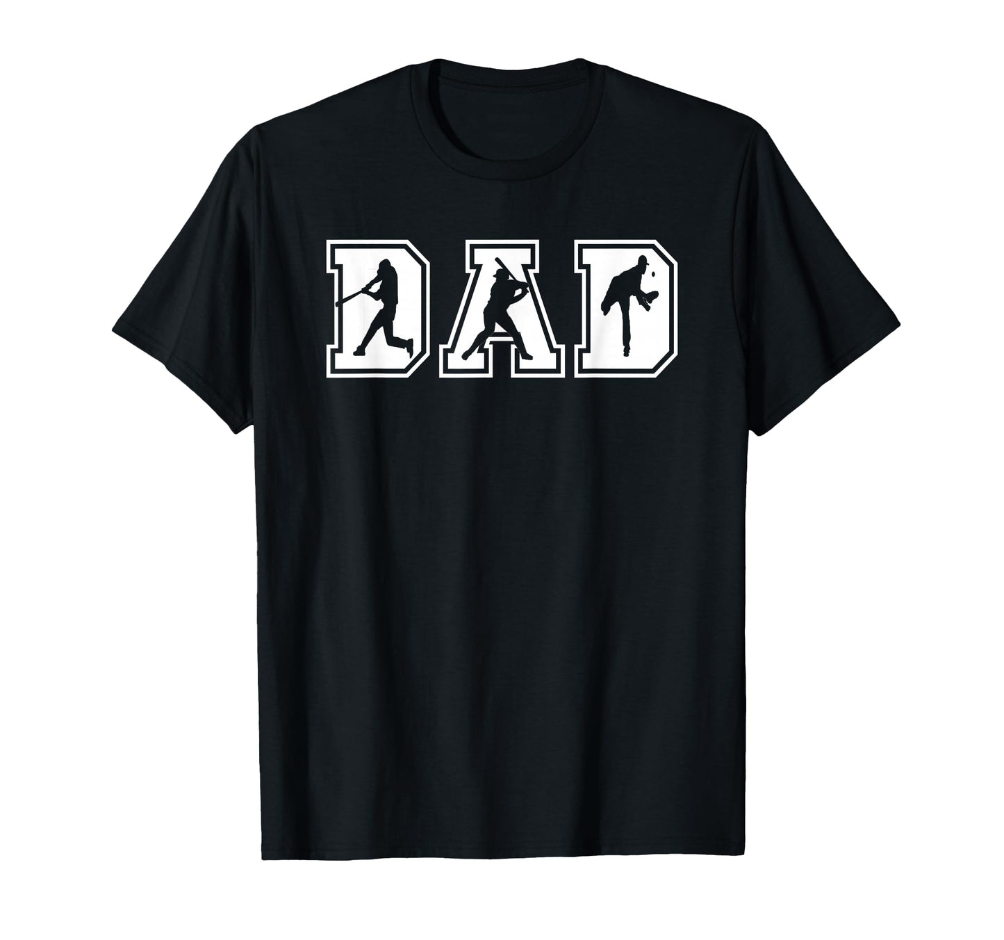 Baseball Dad Funny Fathers Day T-Shirt - Custom Art Print for Adults - T-Shirt, Sweatshirt, Hoodie