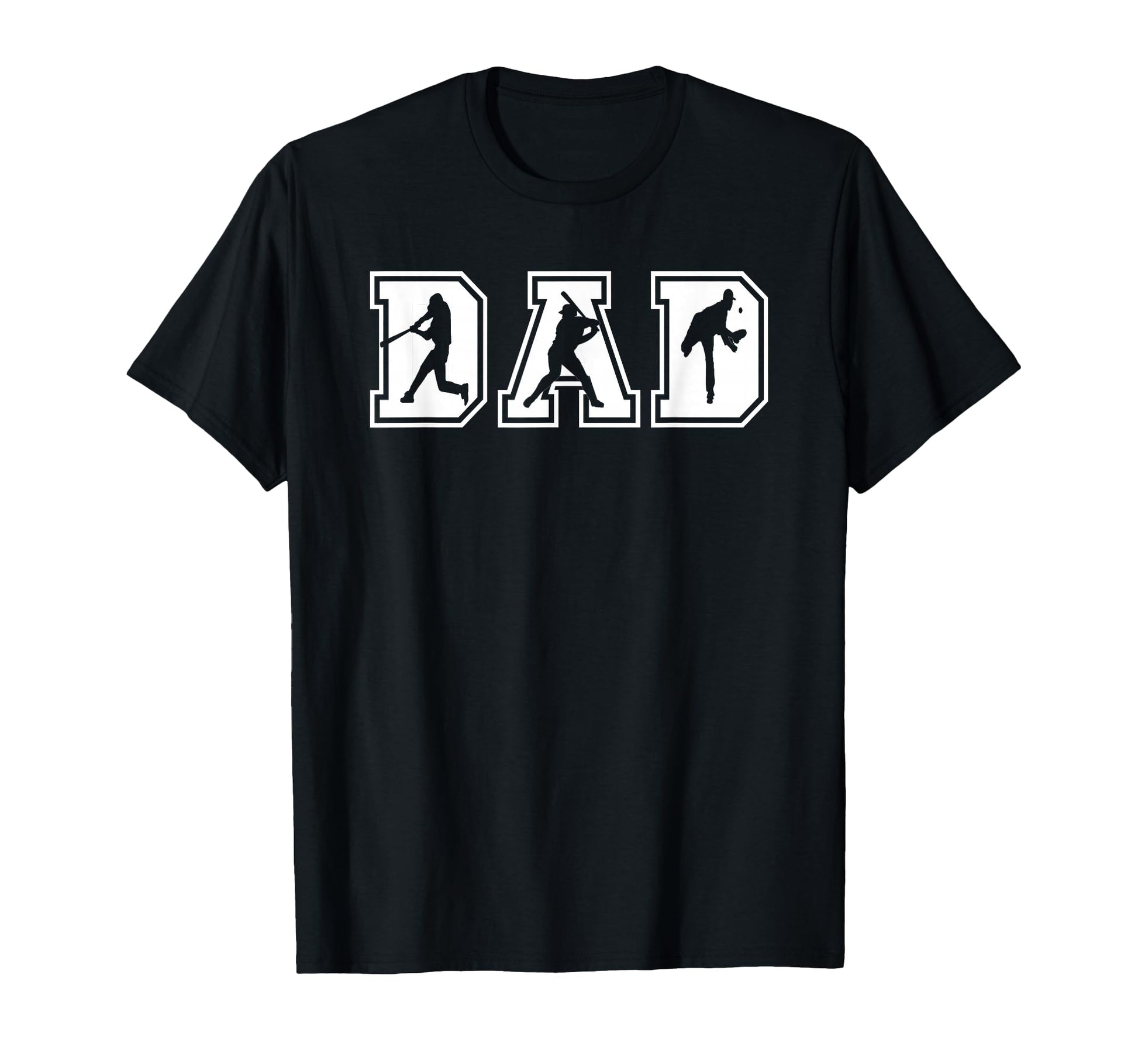 Baseball Dad Funny Fathers Day T-Shirt - Custom Art Print for Adults - T-Shirt, Sweatshirt, Hoodie