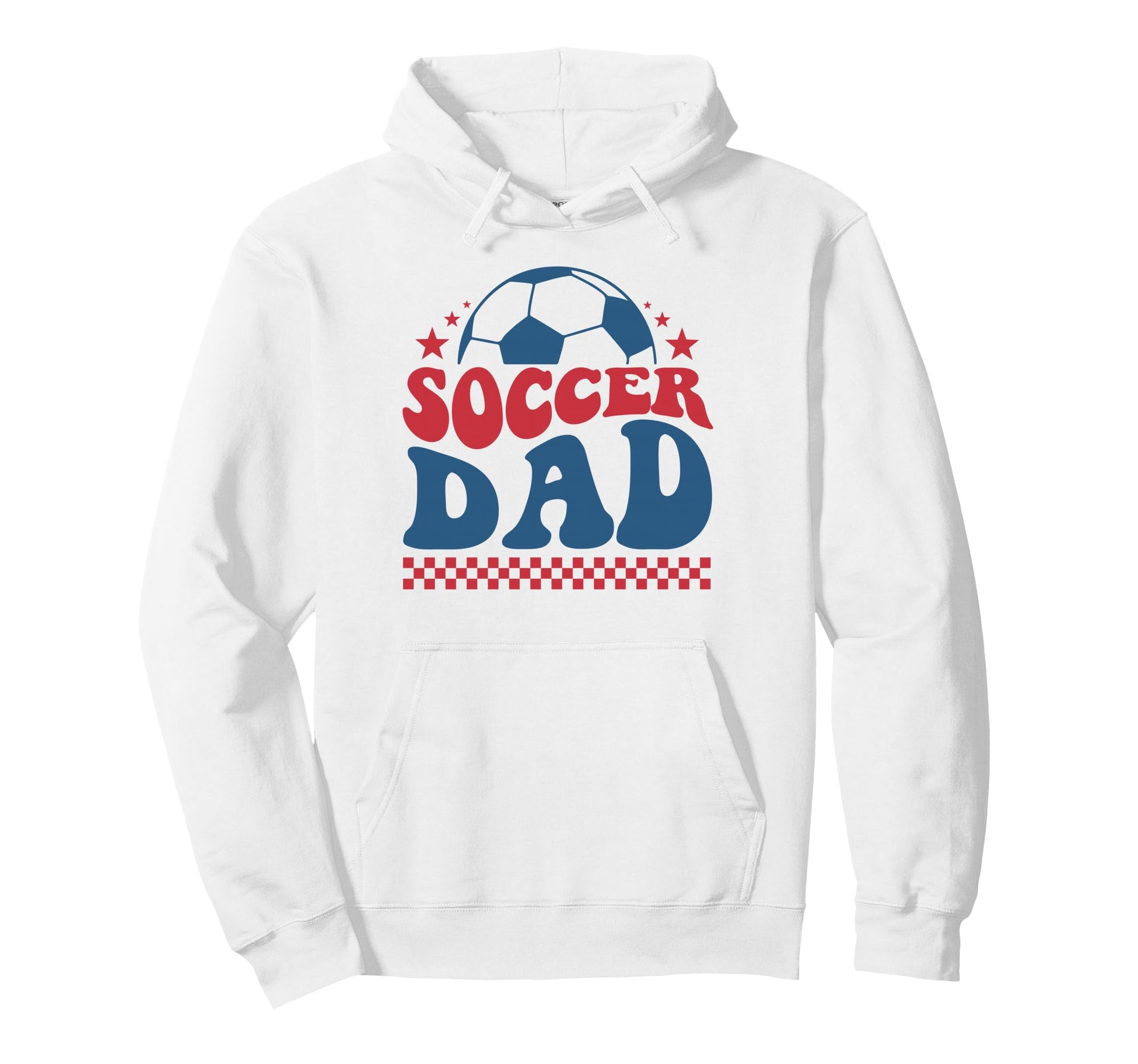 Soccer Dad Soccer Father Daddy Support Hoodie - Graphic Print Unisex - T-Shirt, Sweatshirt, Hoodie