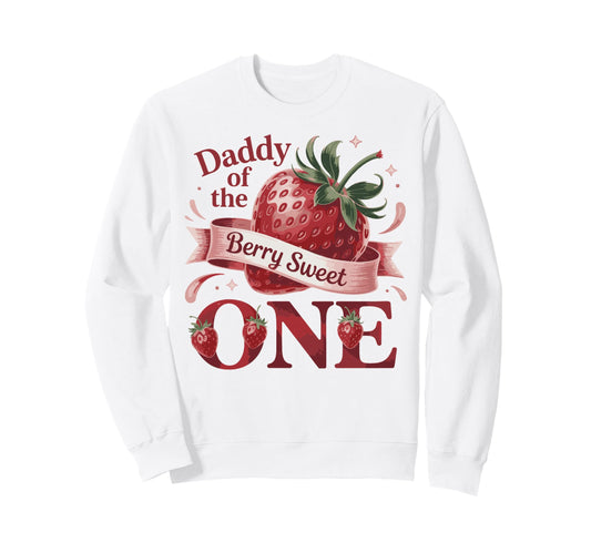 Berry Sweet One Strawberry Birthday Sweatshirt - Unique Graphic Unisex - T-Shirt, Sweatshirt, Hoodie