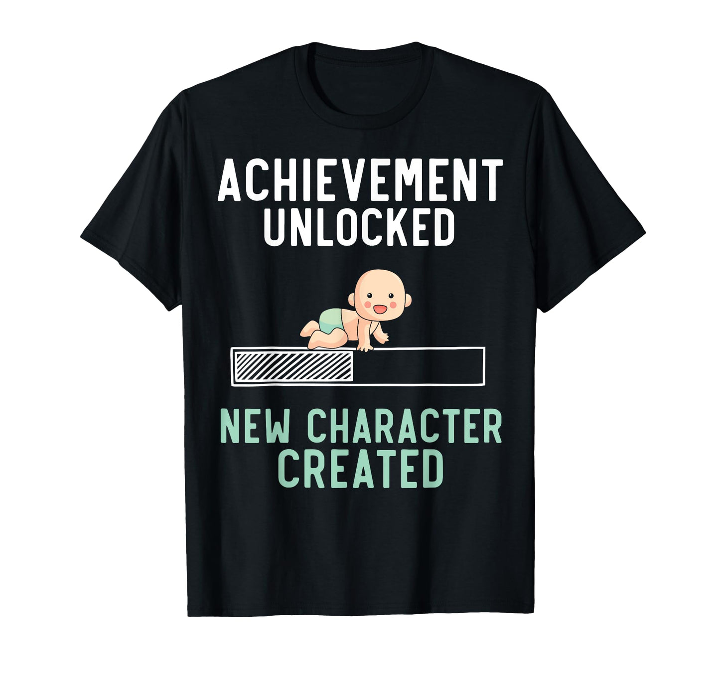 Character Created New Dad Pregnancy T-Shirt - Custom Art Print Unisex - T-Shirt, Sweatshirt, Hoodie