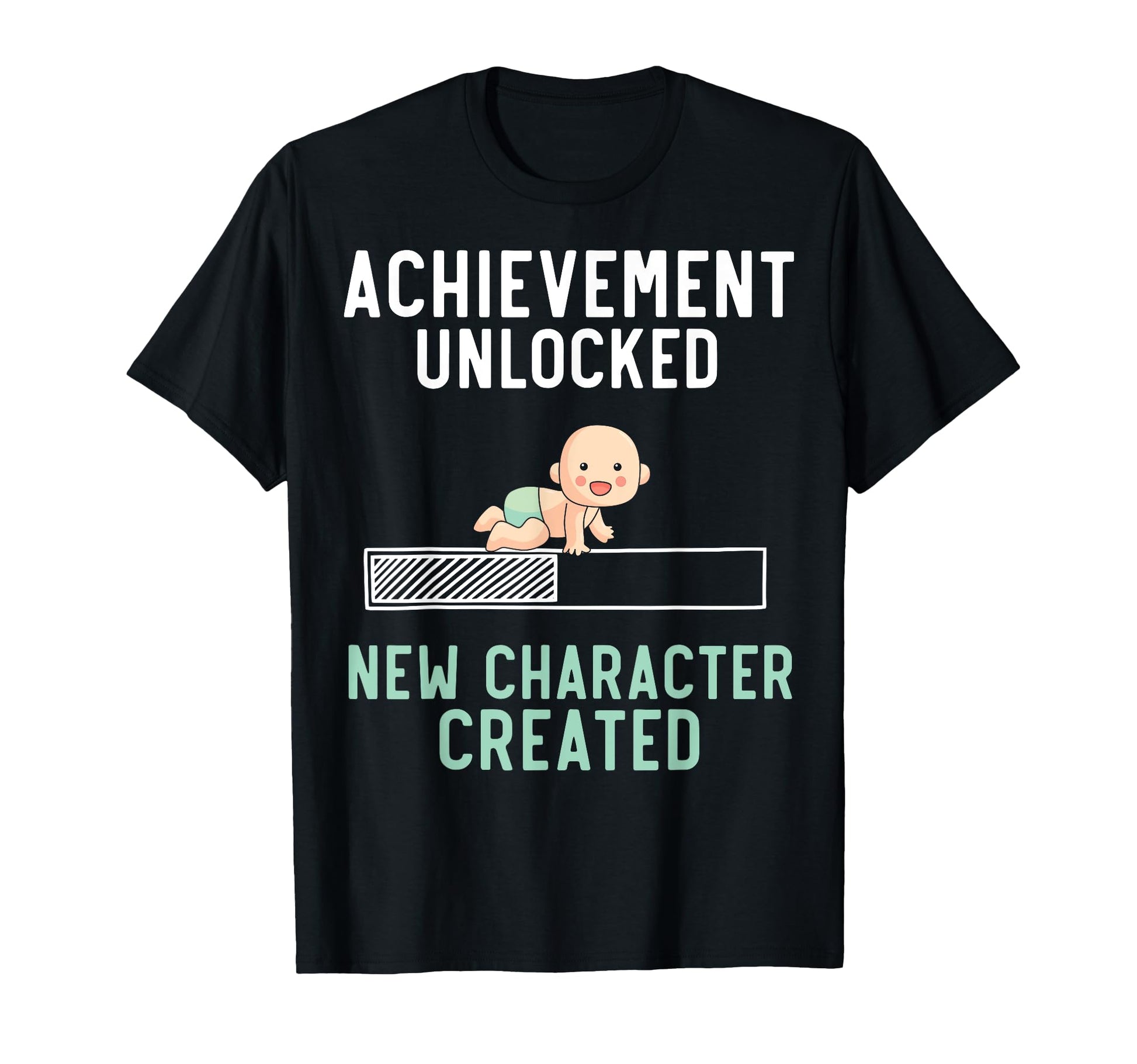 Character Created New Dad Pregnancy T-Shirt - Custom Art Print Unisex - T-Shirt, Sweatshirt, Hoodie